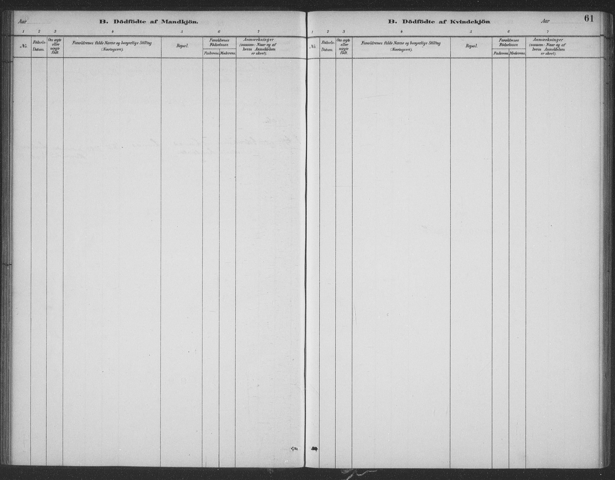 Ministerialprotokoller, klokkerbøker og fødselsregistre - Møre og Romsdal, SAT/A-1454/521/L0299: Ministerialbok nr. 521A01, 1882-1907, s. 61