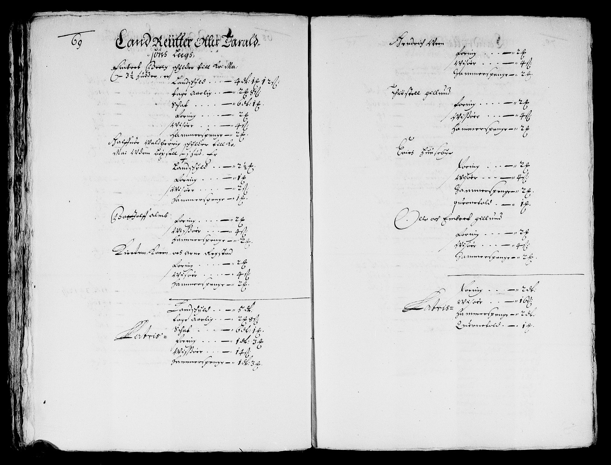 Rentekammeret inntil 1814, Reviderte regnskaper, Stiftamtstueregnskaper, Landkommissariatet på Akershus og Akershus stiftamt, AV/RA-EA-5869/R/Ra/L0027: Landkommissariatet på Akershus, 1665