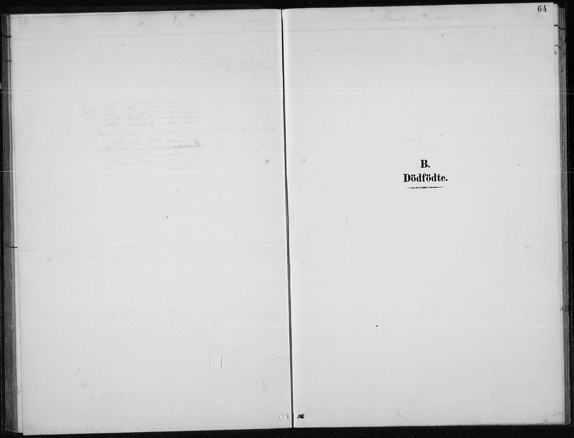 Tysvær sokneprestkontor, SAST/A -101864/H/Ha/Hab/L0004: Klokkerbok nr. B 4, 1883-1896, s. 64