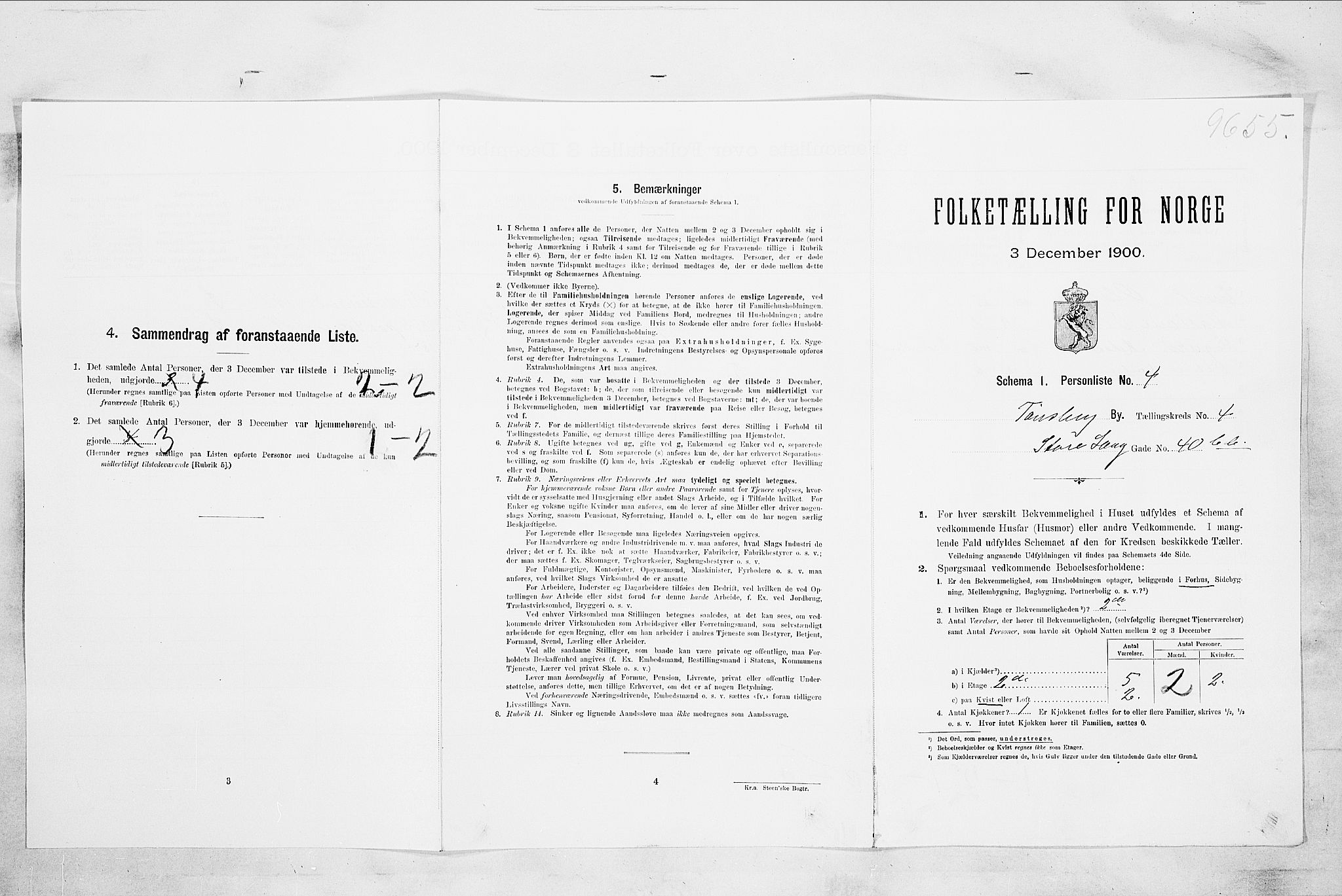 RA, Folketelling 1900 for 0705 Tønsberg kjøpstad, 1900, s. 539