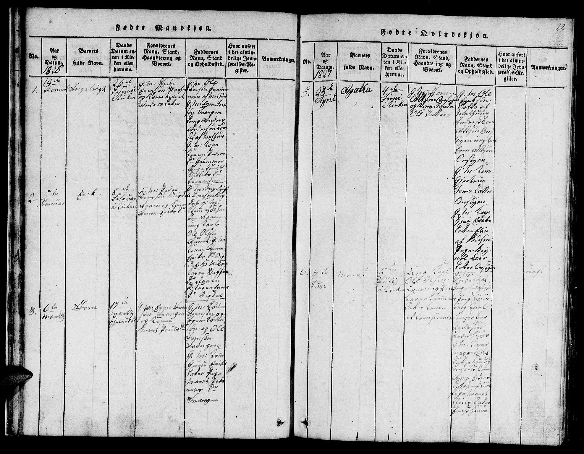 Ministerialprotokoller, klokkerbøker og fødselsregistre - Sør-Trøndelag, SAT/A-1456/666/L0788: Klokkerbok nr. 666C01, 1816-1847, s. 22