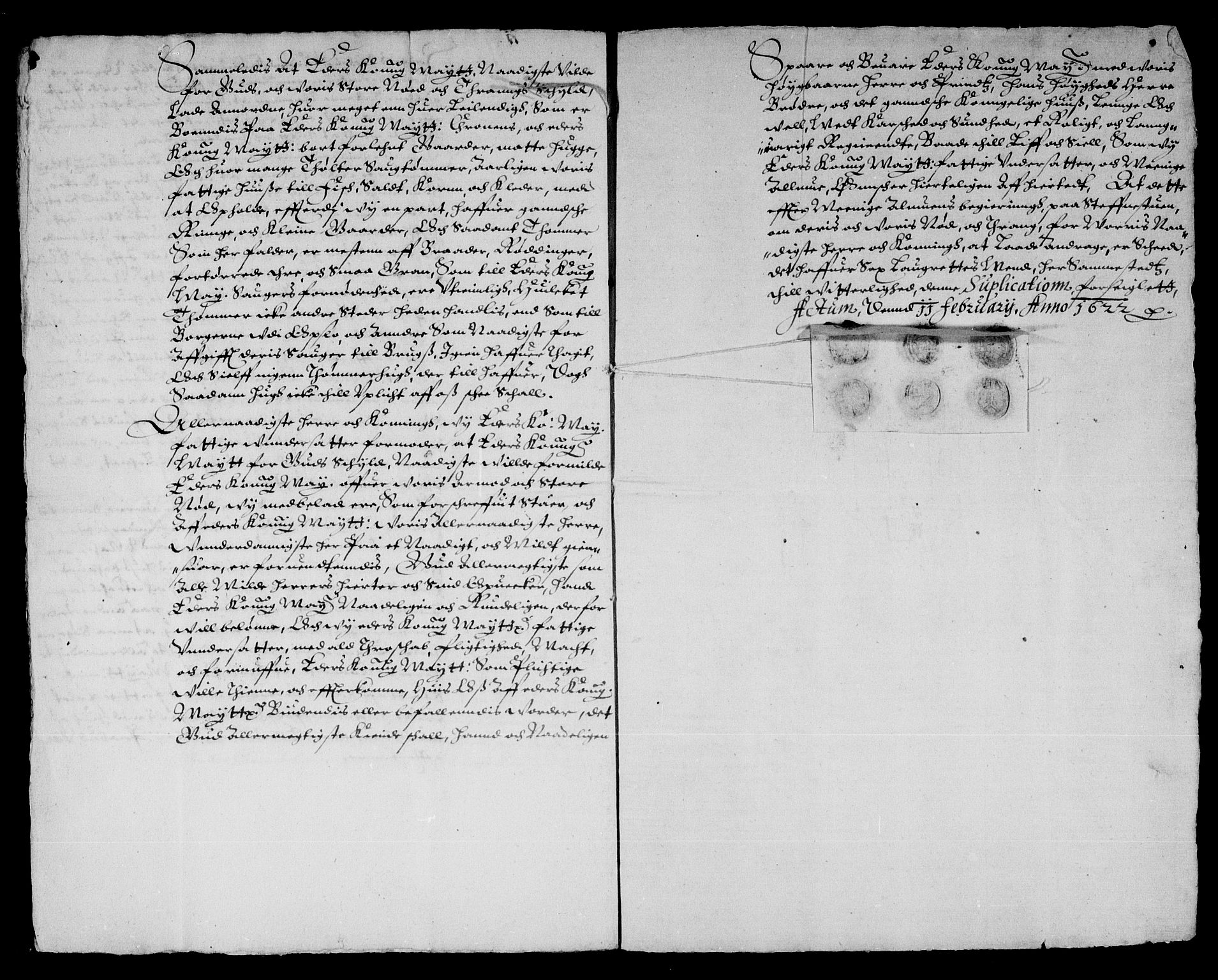 Danske Kanselli, Skapsaker, AV/RA-EA-4061/F/L0003: Skap 8, pakke 73-95, 1616-1691, s. 24