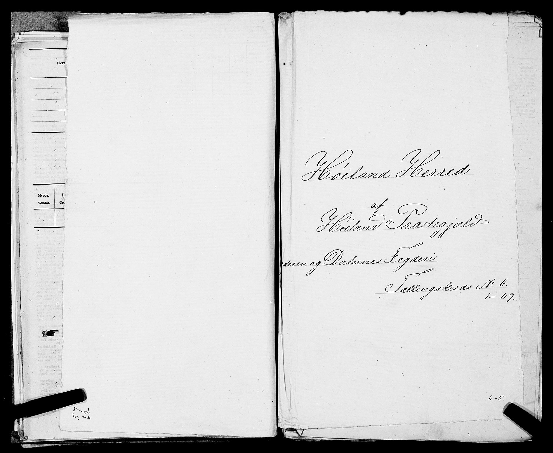 SAST, Folketelling 1875 for 1123L Høyland prestegjeld, Høyland sokn, 1875, s. 813