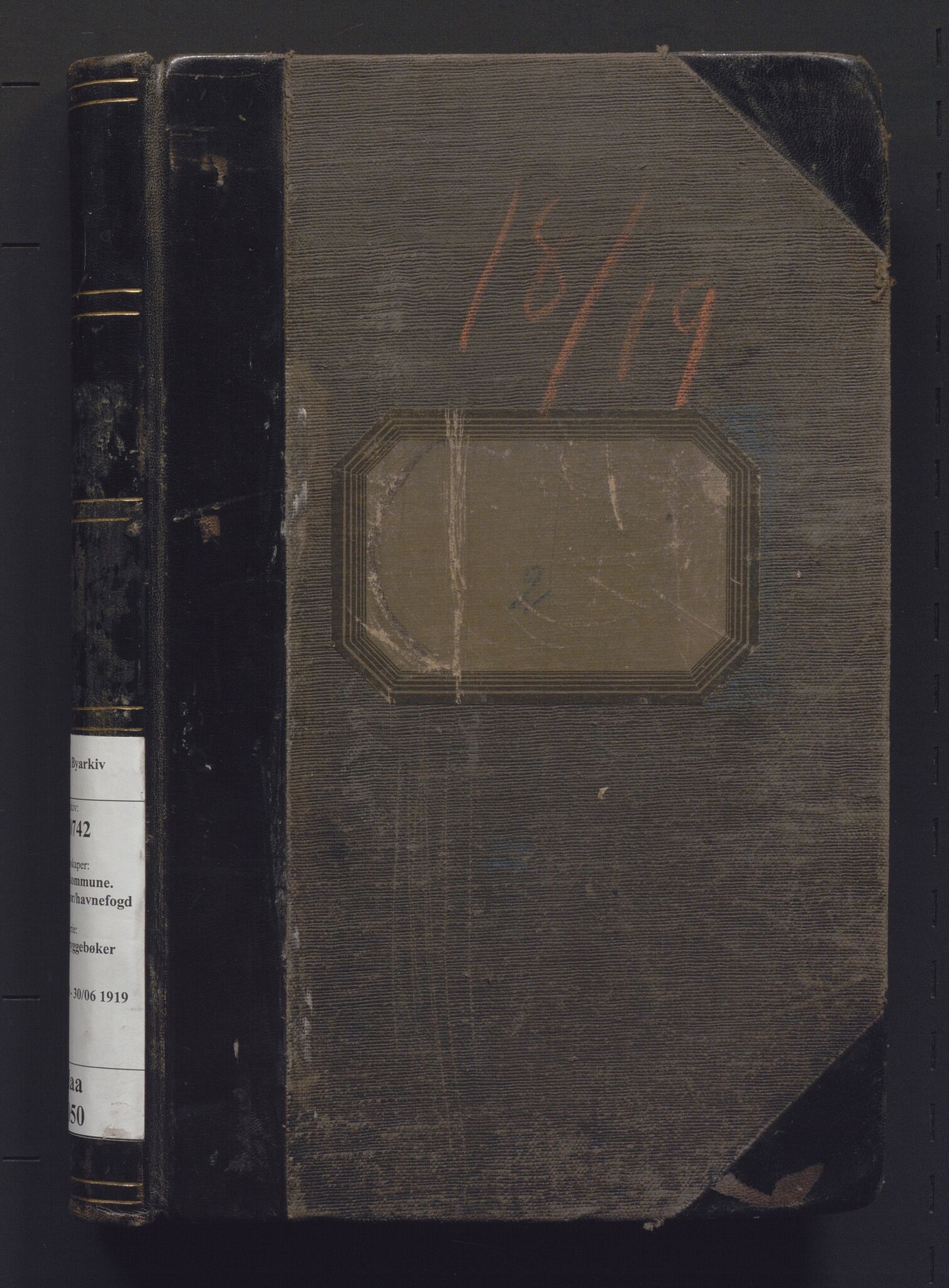 Bergen kommune. Havnekontor/havnefogd, BBA/A-0742/H/Ha/Haa/L0050: Bryggebok, 1918-1919