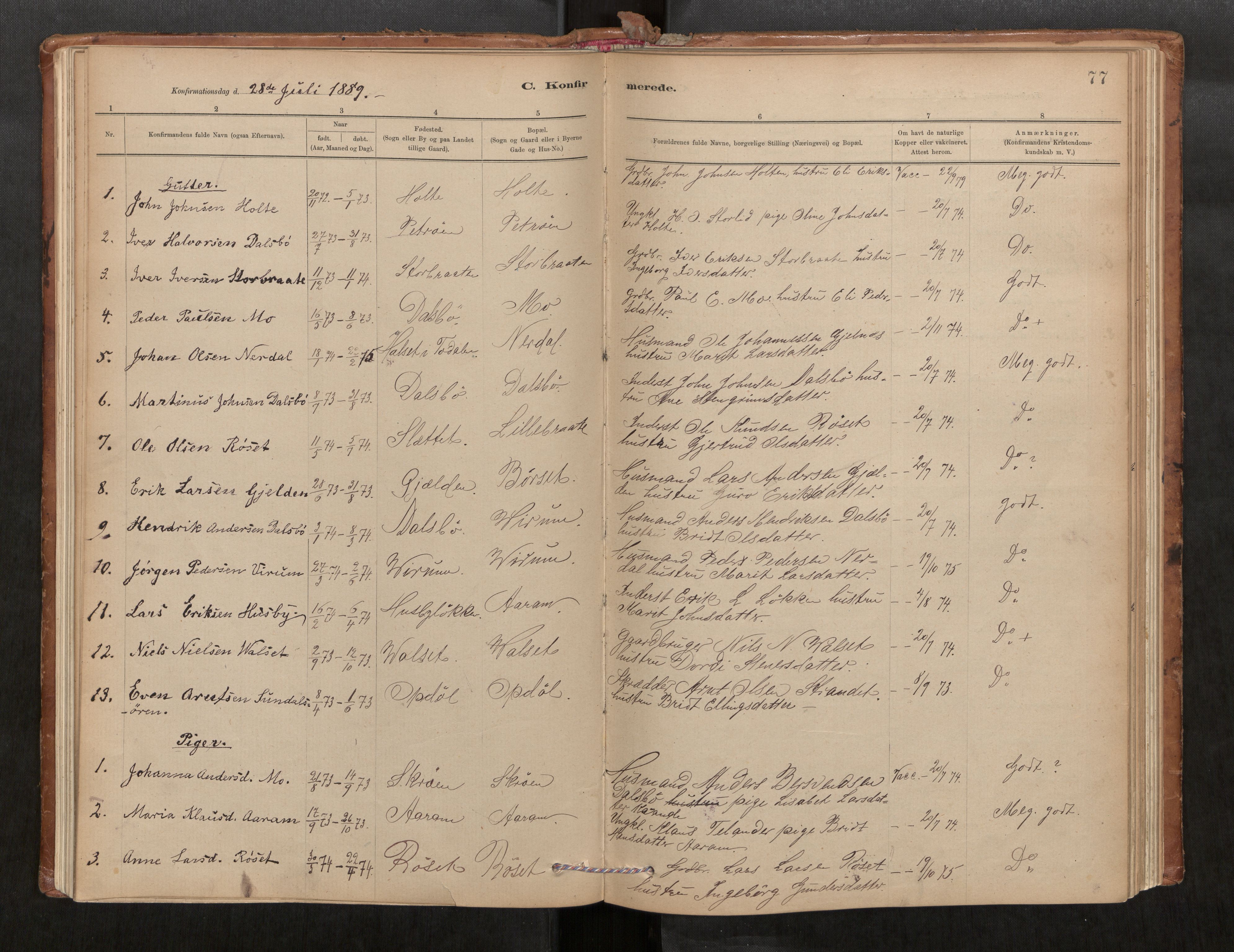 Ministerialbok nr. 1, 1886-1908, s. 77