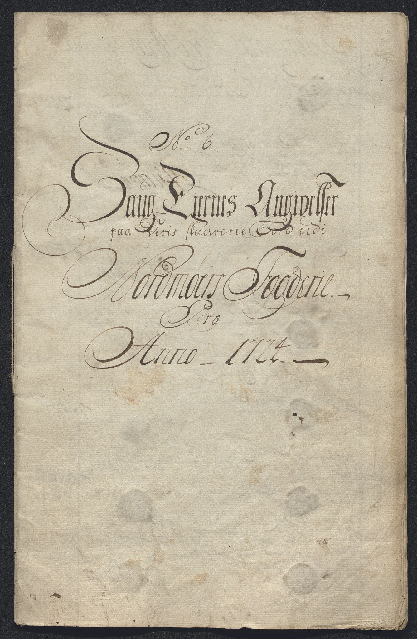 Rentekammeret inntil 1814, Reviderte regnskaper, Fogderegnskap, RA/EA-4092/R56/L3757: Fogderegnskap Nordmøre, 1724, s. 109