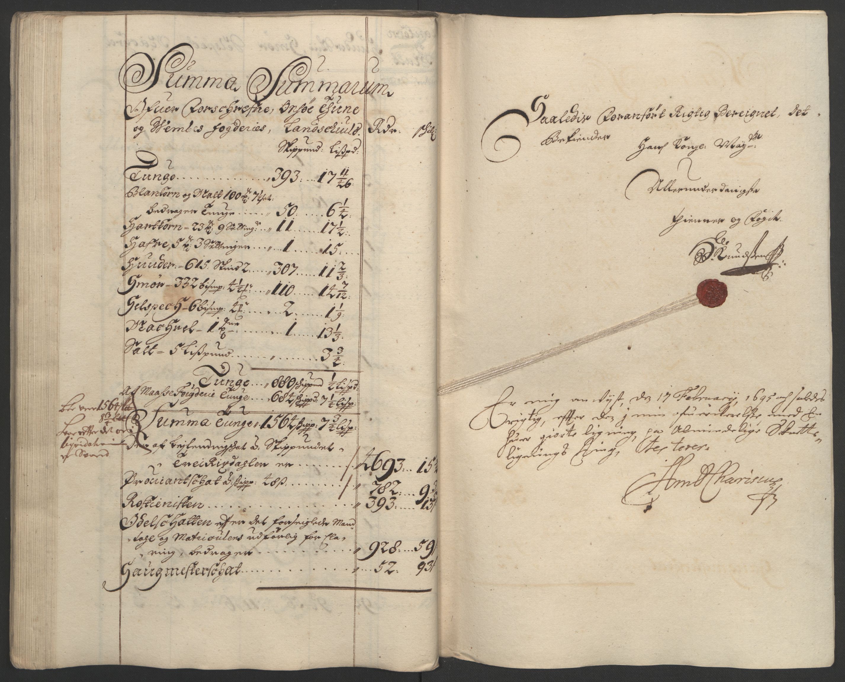 Rentekammeret inntil 1814, Reviderte regnskaper, Fogderegnskap, RA/EA-4092/R03/L0121: Fogderegnskap Onsøy, Tune, Veme og Åbygge fogderi, 1694, s. 169