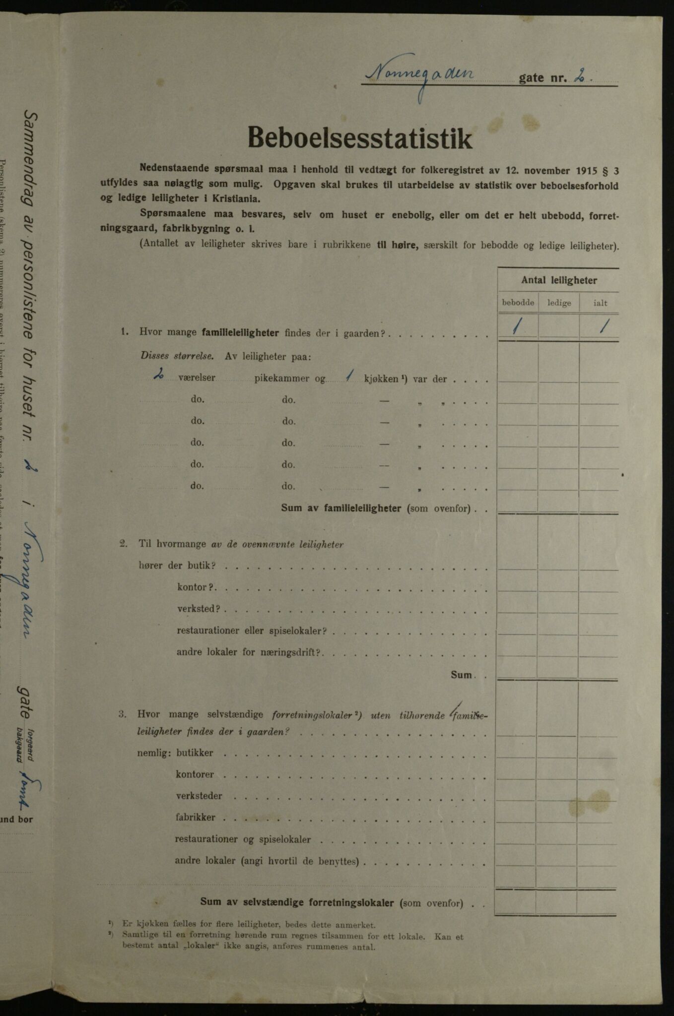 OBA, Kommunal folketelling 1.12.1923 for Kristiania, 1923, s. 78588