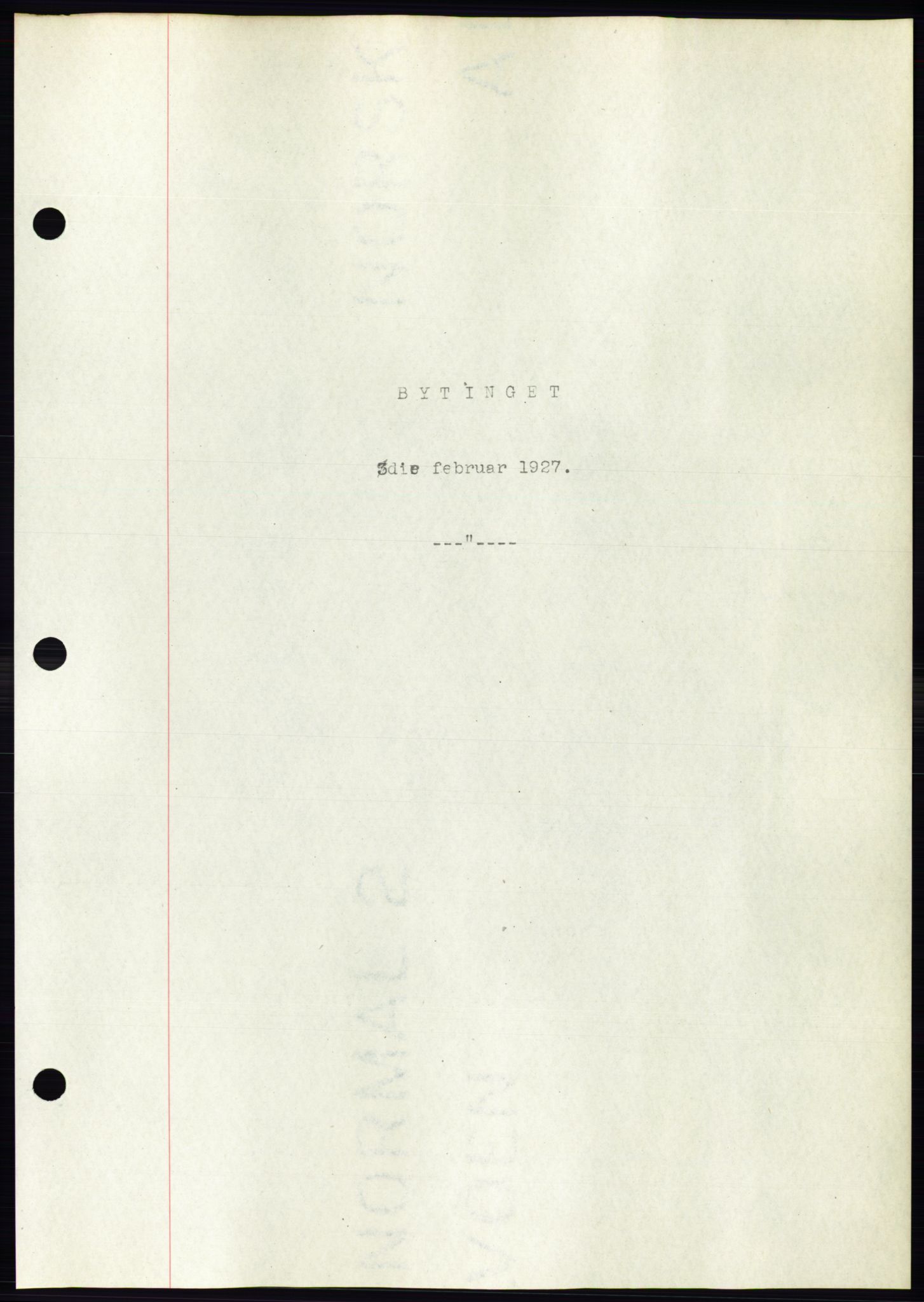 Ålesund byfogd, AV/SAT-A-4384: Pantebok nr. 21, 1926-1927, Tingl.dato: 03.02.1927