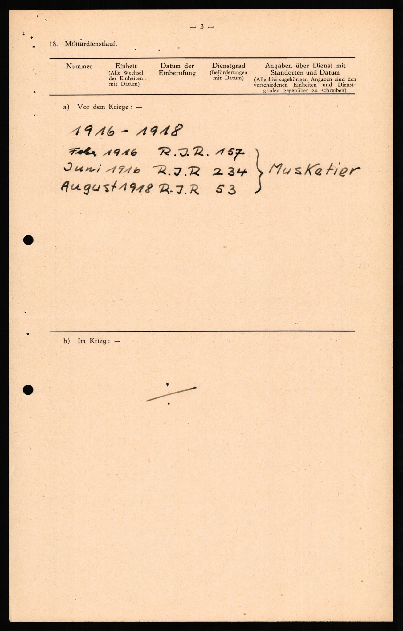 Forsvaret, Forsvarets overkommando II, RA/RAFA-3915/D/Db/L0029: CI Questionaires. Tyske okkupasjonsstyrker i Norge. Tyskere., 1945-1946, s. 81