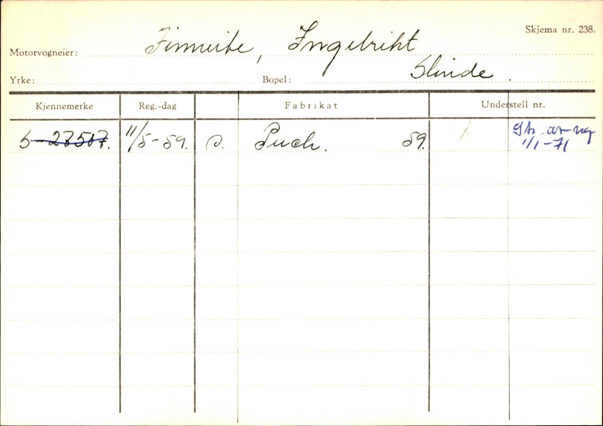 Statens vegvesen, Sogn og Fjordane vegkontor, SAB/A-5301/4/F/L0124: Eigarregister Sogndal A-U, 1945-1975, s. 512