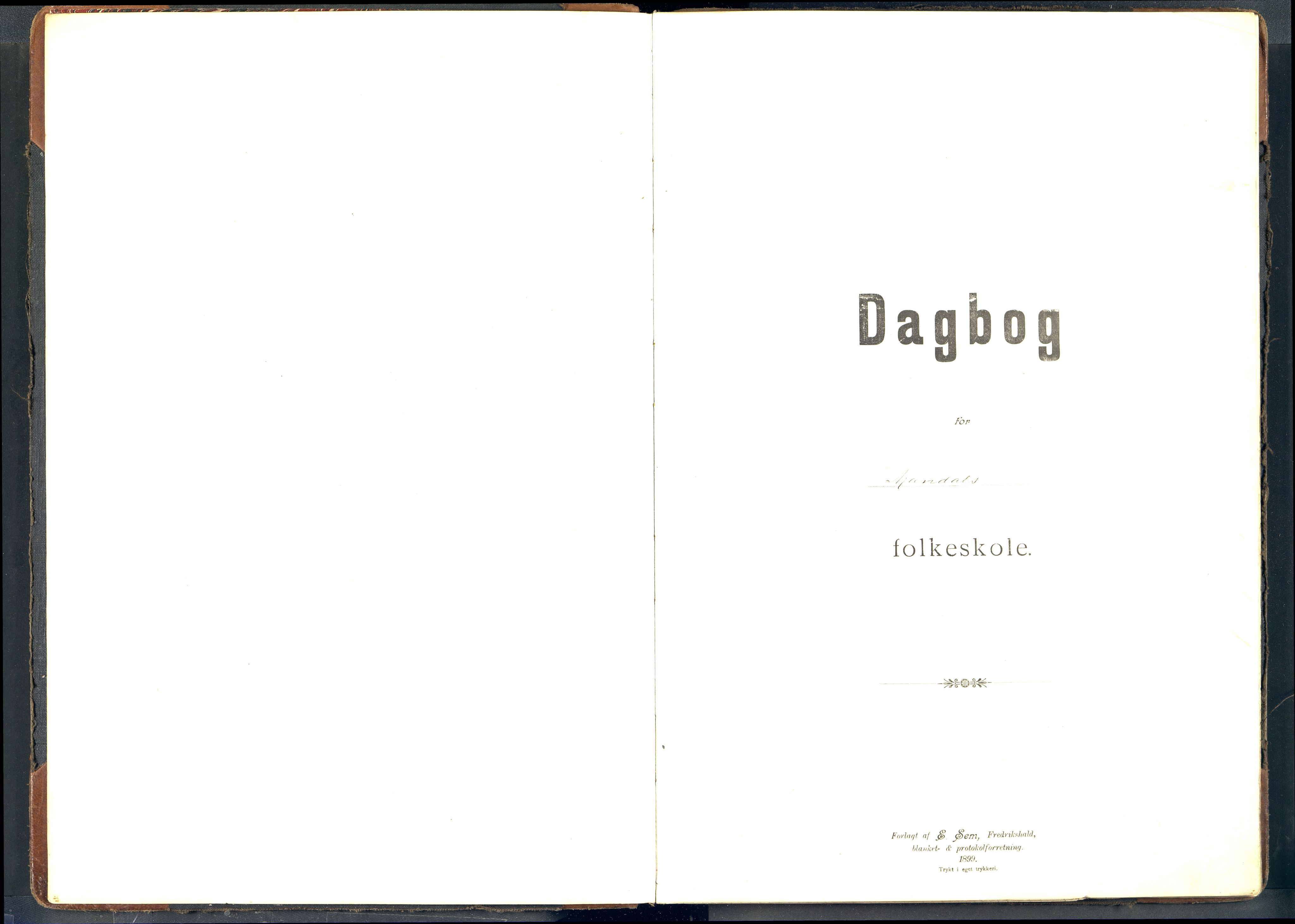 Mandal By - Mandal Allmueskole/Folkeskole/Skole, ARKSOR/1002MG551/I/L0017: Dagbok, 1902-1916