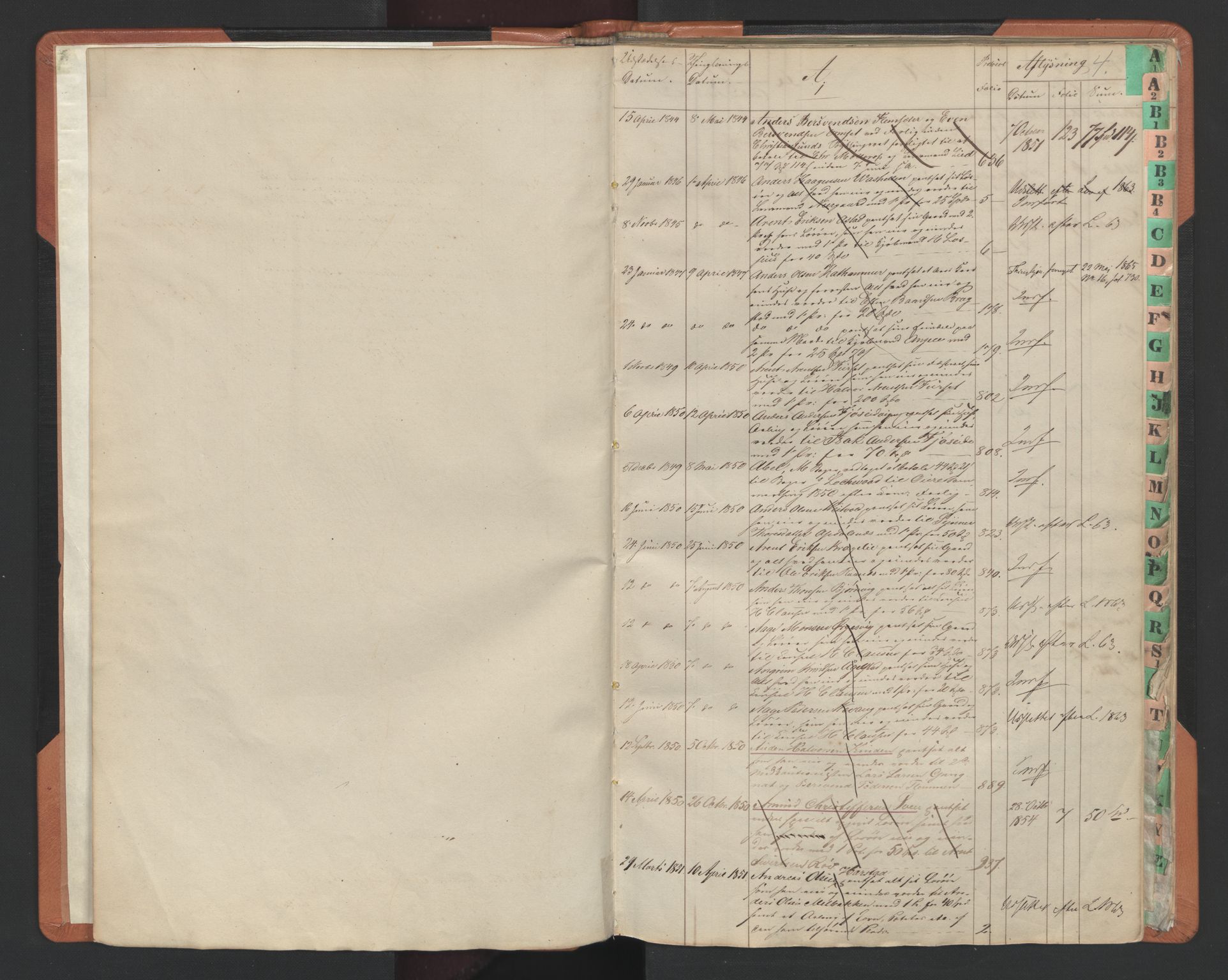 Nordmøre sorenskriveri, SAT/A-4132/1/2/2B/L0001: Panteregister nr. 1, 1844-1865, s. 4