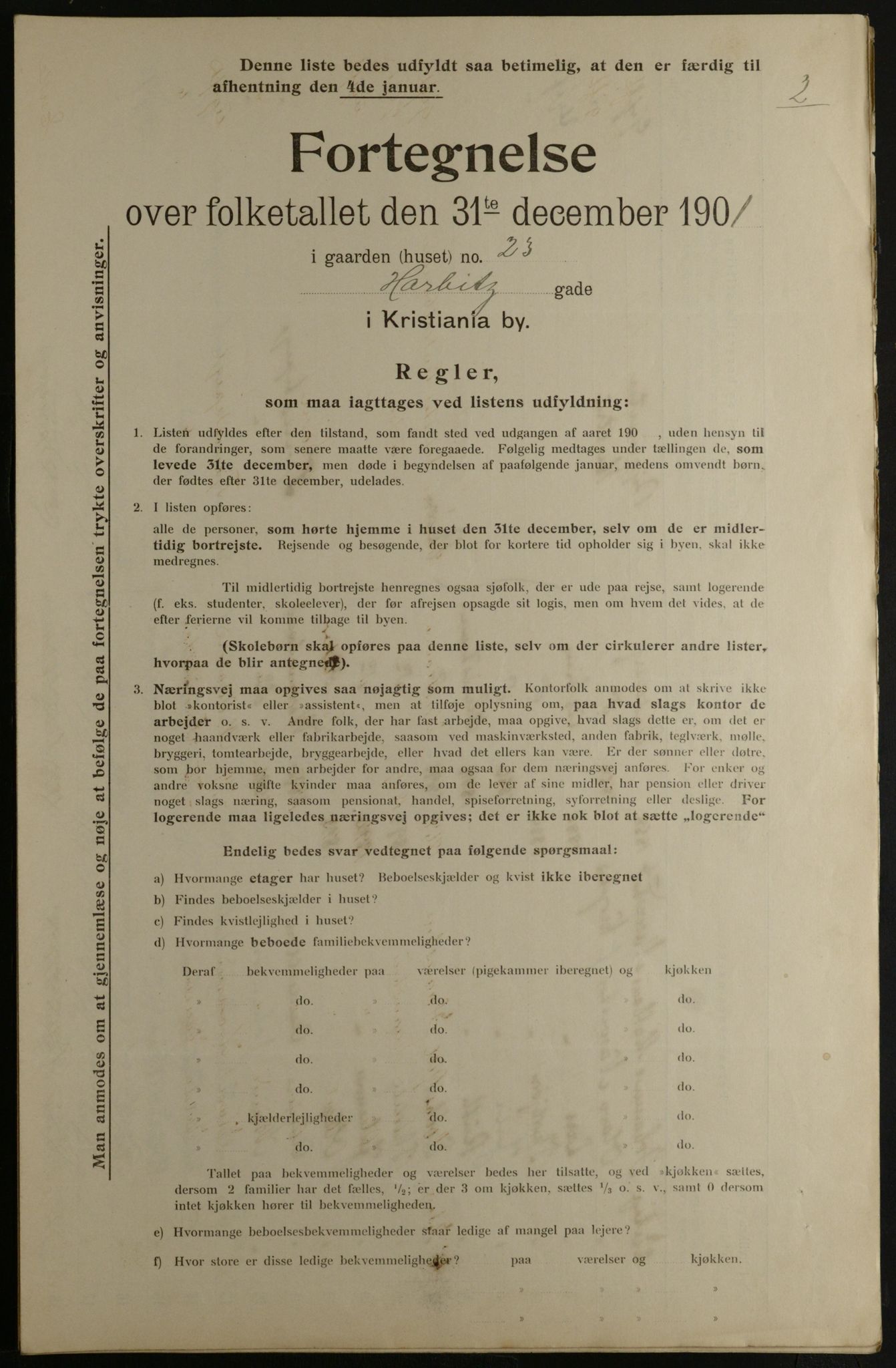 OBA, Kommunal folketelling 31.12.1901 for Kristiania kjøpstad, 1901, s. 12462