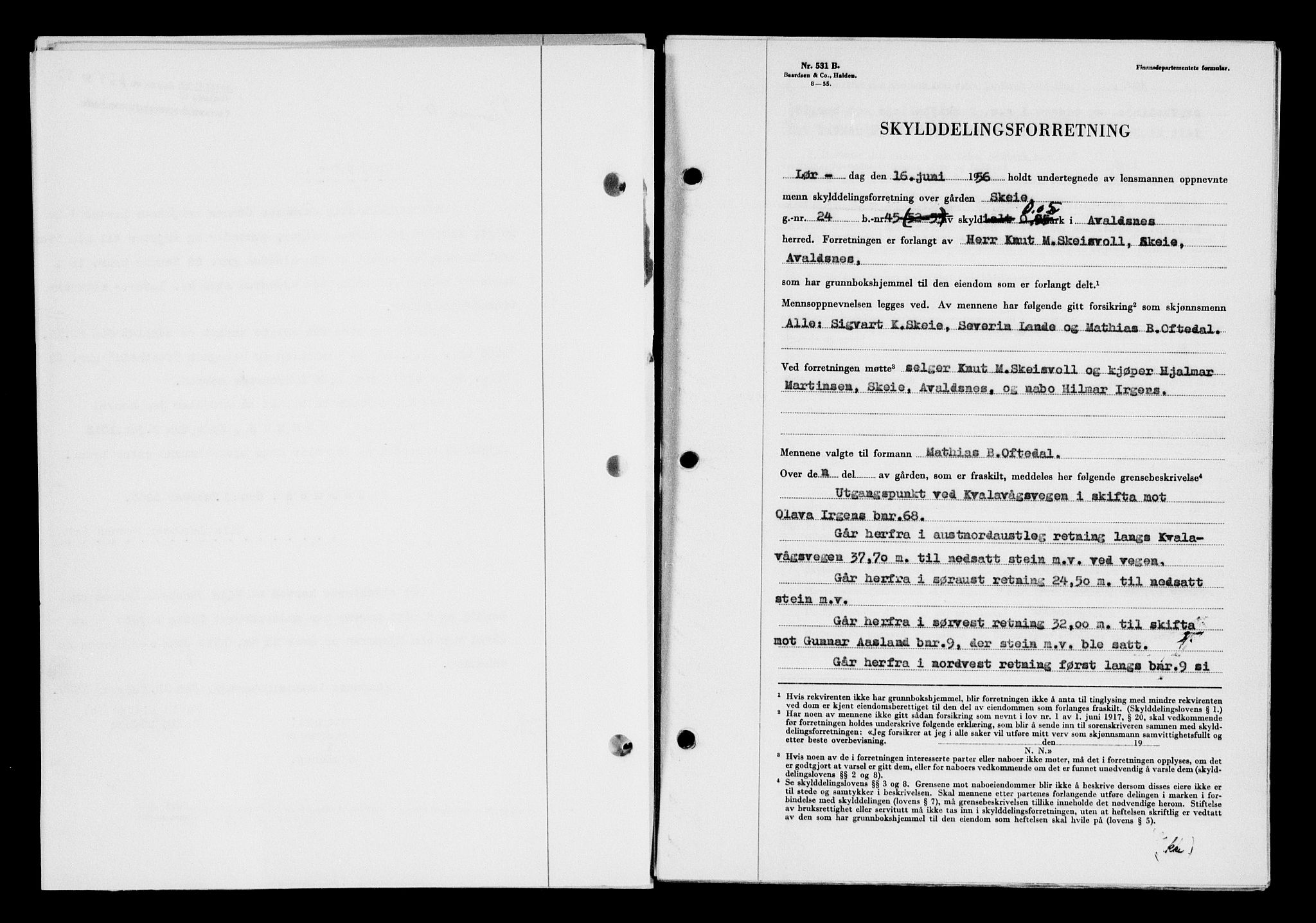 Karmsund sorenskriveri, SAST/A-100311/01/II/IIB/L0124: Pantebok nr. 104A, 1957-1957, Dagboknr: 665/1957