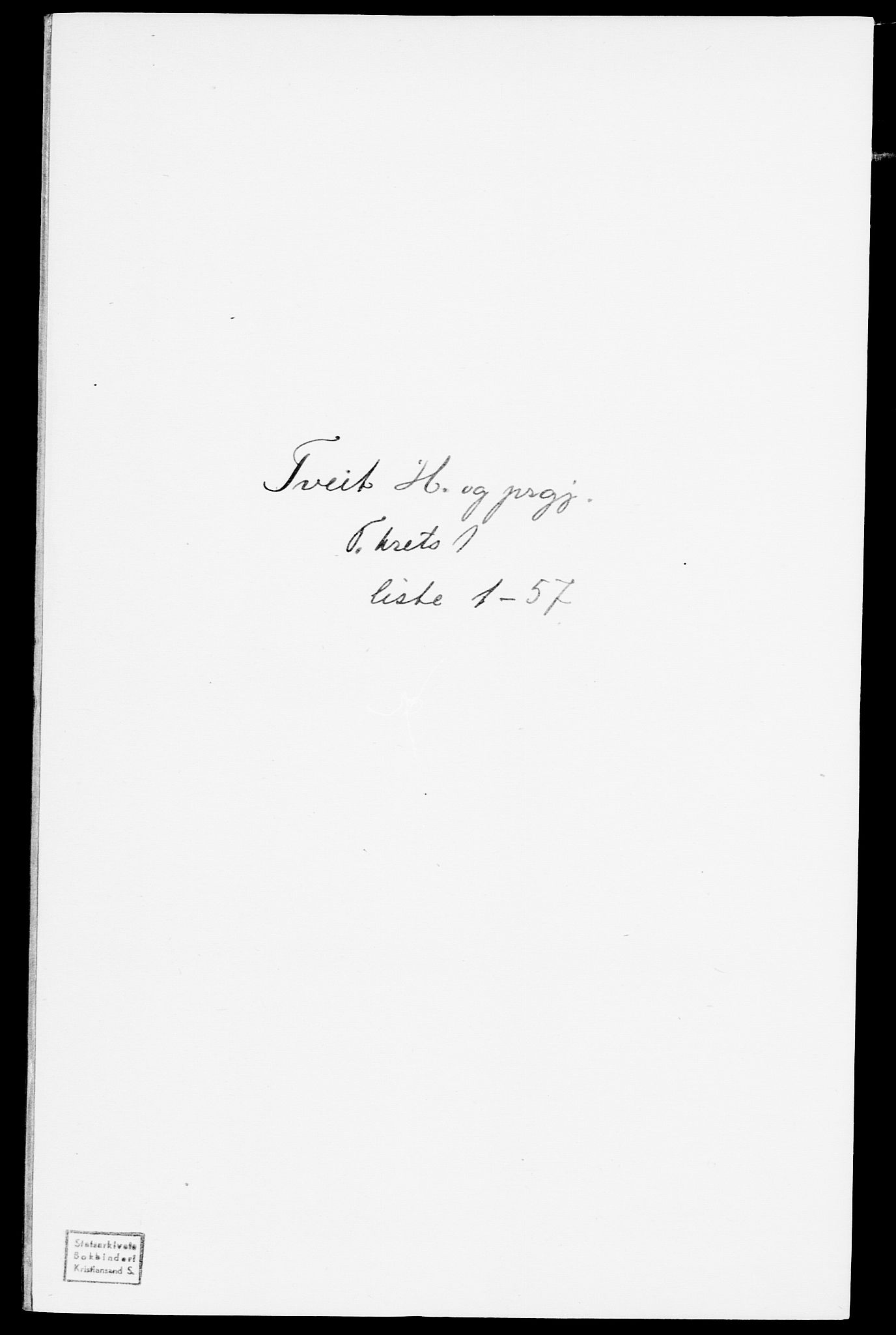 SAK, Folketelling 1875 for 1013P Tveit prestegjeld, 1875, s. 56