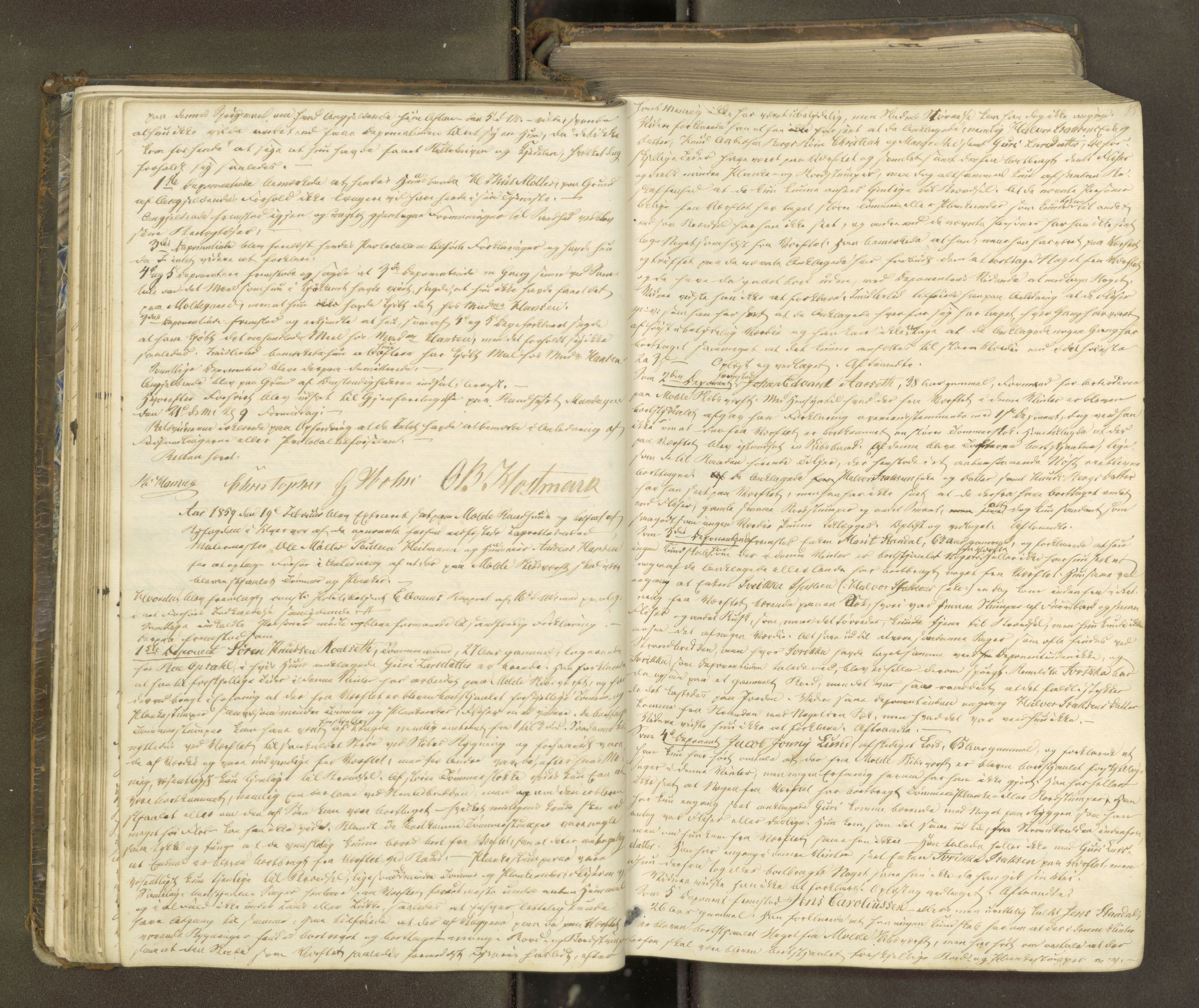 Molde byfogd, AV/SAT-A-0025/1/1A/L0009: Justisprotokoll, 1858-1863, s. 32b-33a