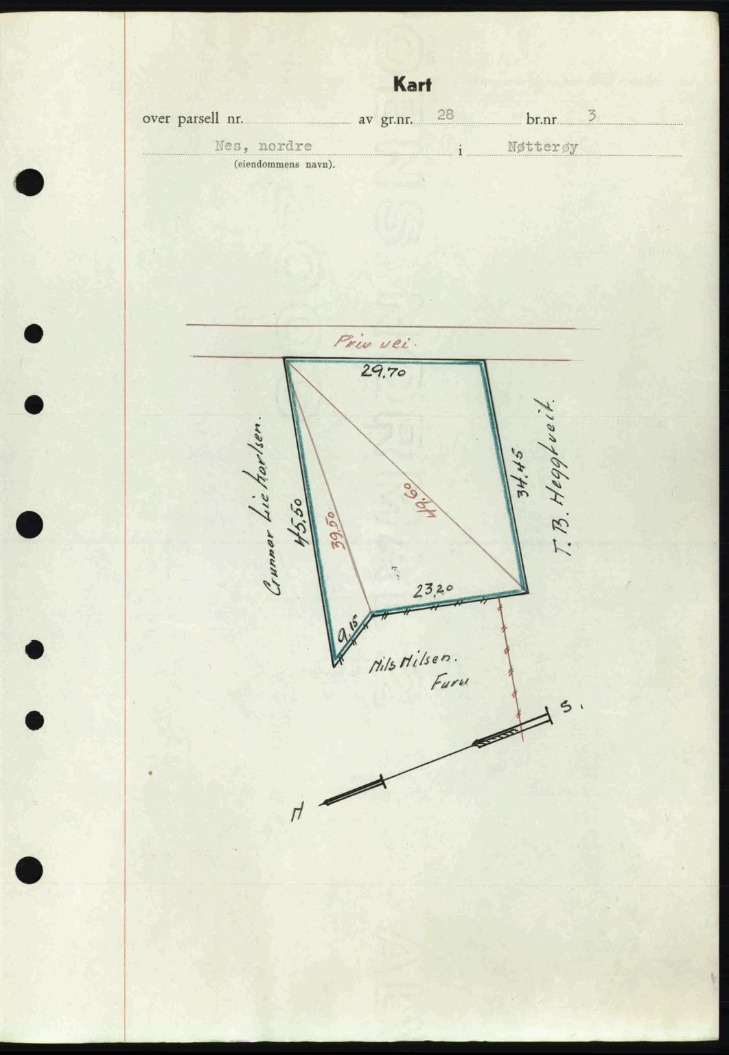 Tønsberg sorenskriveri, AV/SAKO-A-130/G/Ga/Gaa/L0015: Pantebok nr. A15, 1944-1944, Dagboknr: 1373/1944