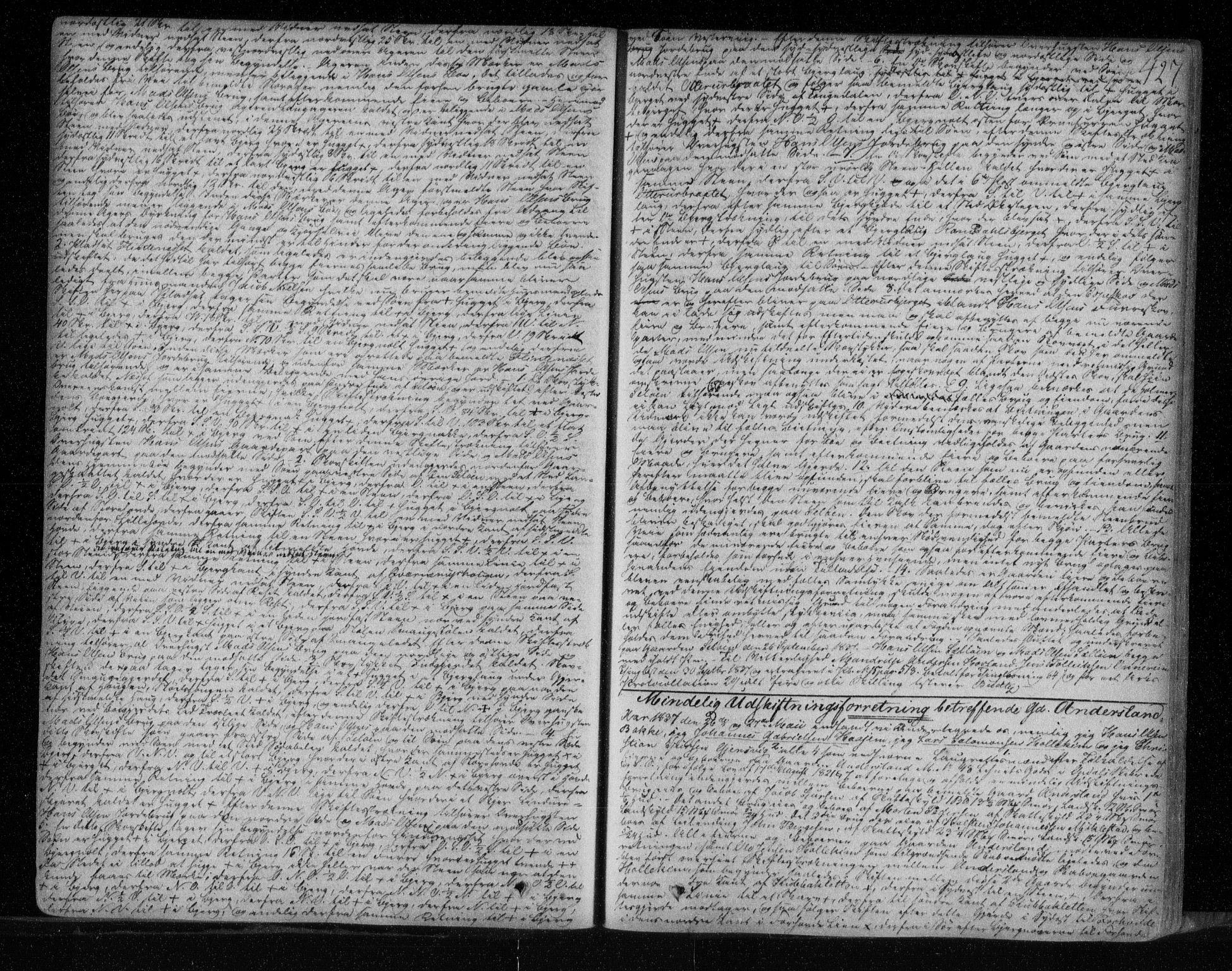 Sunnhordland sorenskrivar, SAB/A-2401/1/F/Fb/Fba/L0002b: Ekstrarettsprotokoll, 1834-1840, s. 426b-427a