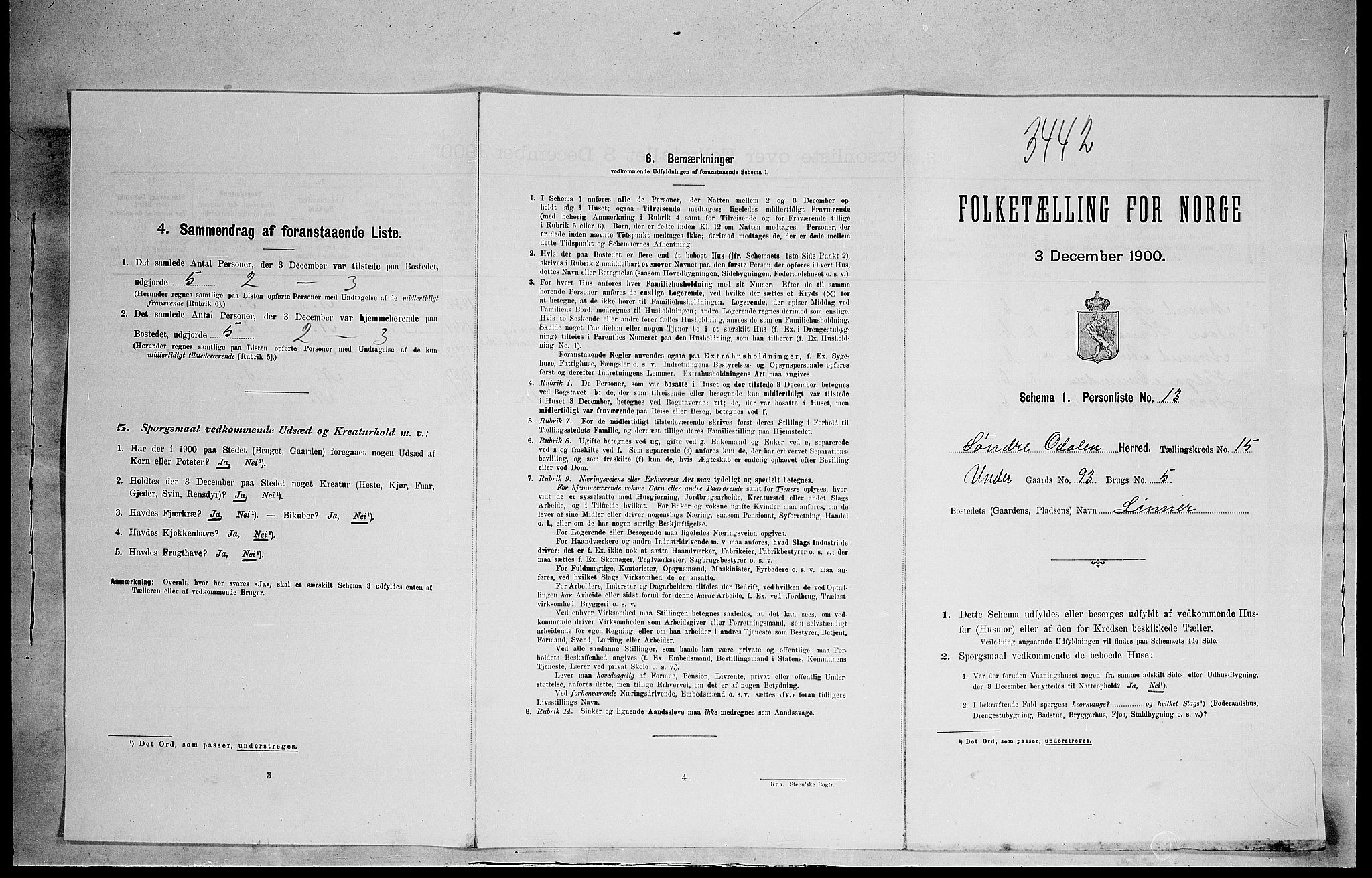 SAH, Folketelling 1900 for 0419 Sør-Odal herred, 1900, s. 2118