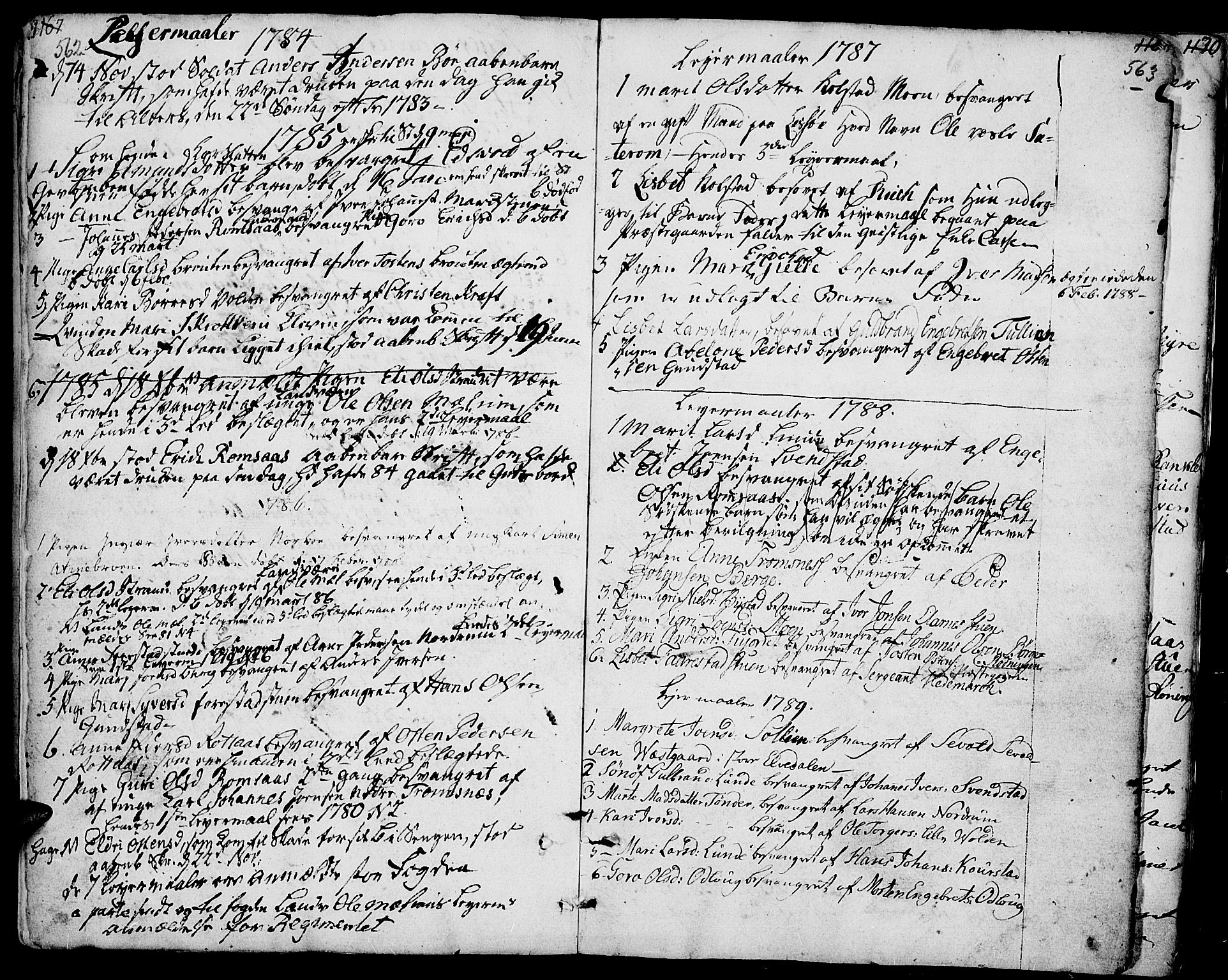 Ringebu prestekontor, AV/SAH-PREST-082/H/Ha/Haa/L0003: Ministerialbok nr. 3, 1781-1820, s. 562-563