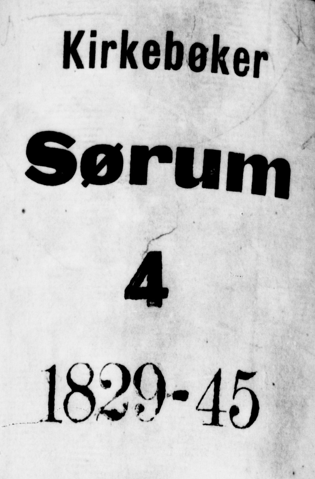 Sørum prestekontor Kirkebøker, AV/SAO-A-10303/G/Ga/L0002: Klokkerbok nr. I 2, 1829-1845