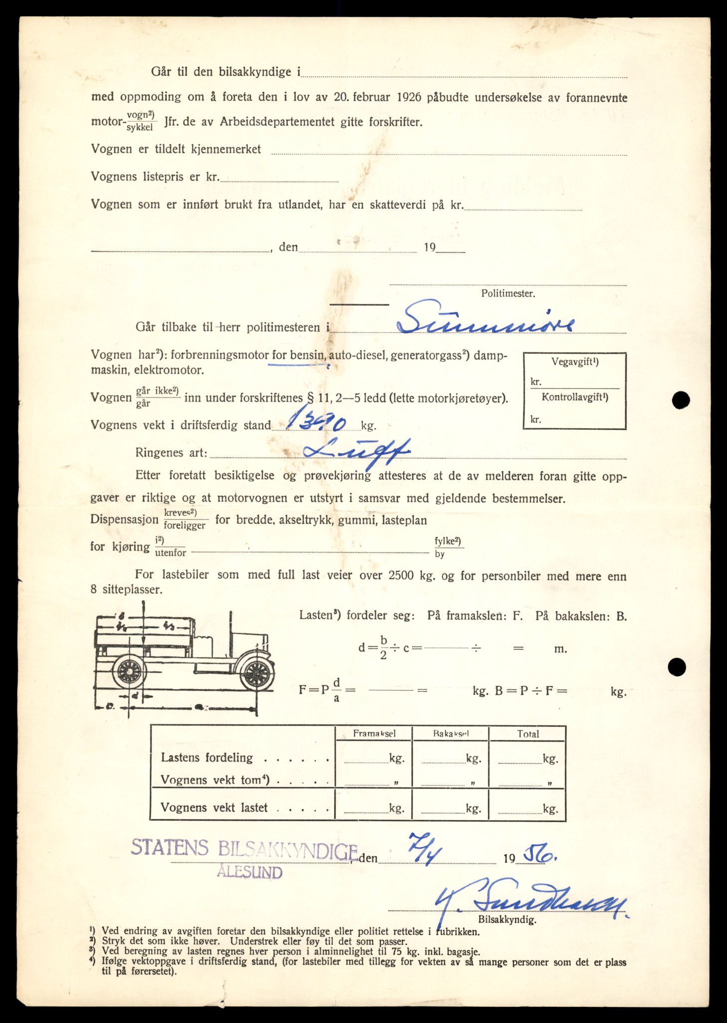 Møre og Romsdal vegkontor - Ålesund trafikkstasjon, AV/SAT-A-4099/F/Fe/L0044: Registreringskort for kjøretøy T 14205 - T 14319, 1927-1998, s. 1093