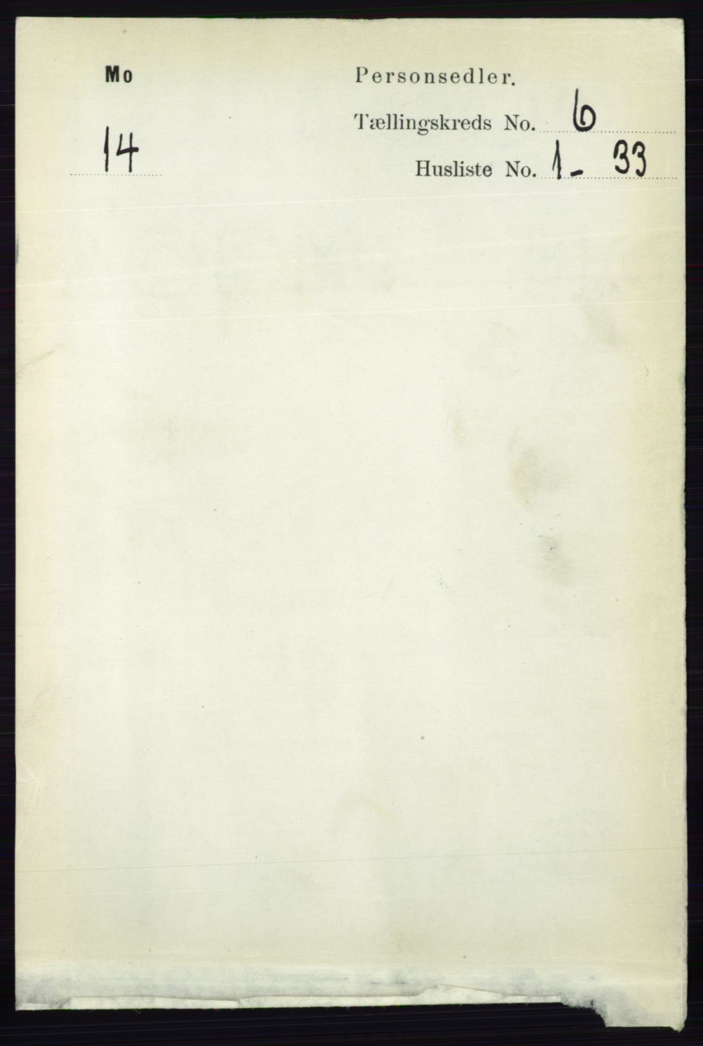 RA, Folketelling 1891 for 0832 Mo herred, 1891, s. 1516
