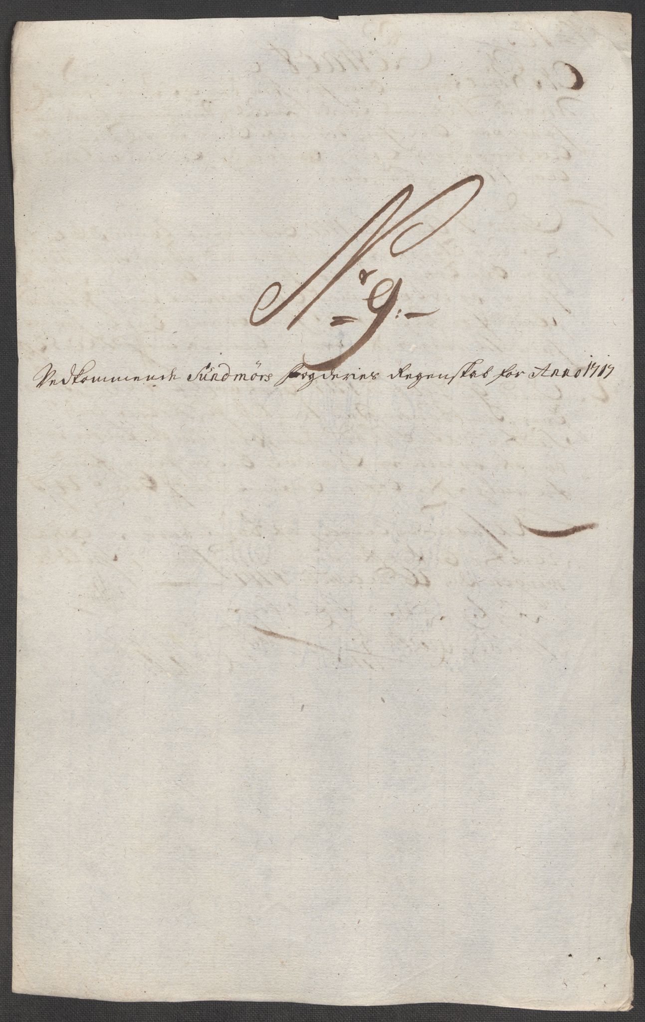 Rentekammeret inntil 1814, Reviderte regnskaper, Fogderegnskap, RA/EA-4092/R54/L3569: Fogderegnskap Sunnmøre, 1717, s. 160