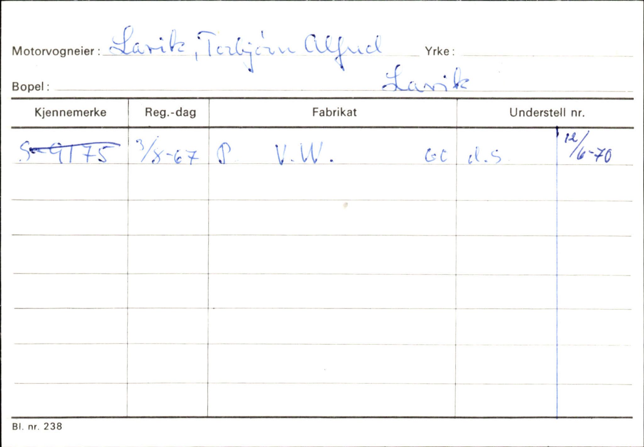 Statens vegvesen, Sogn og Fjordane vegkontor, AV/SAB-A-5301/4/F/L0130: Eigarregister Eid T-Å. Høyanger A-O, 1945-1975, s. 1955