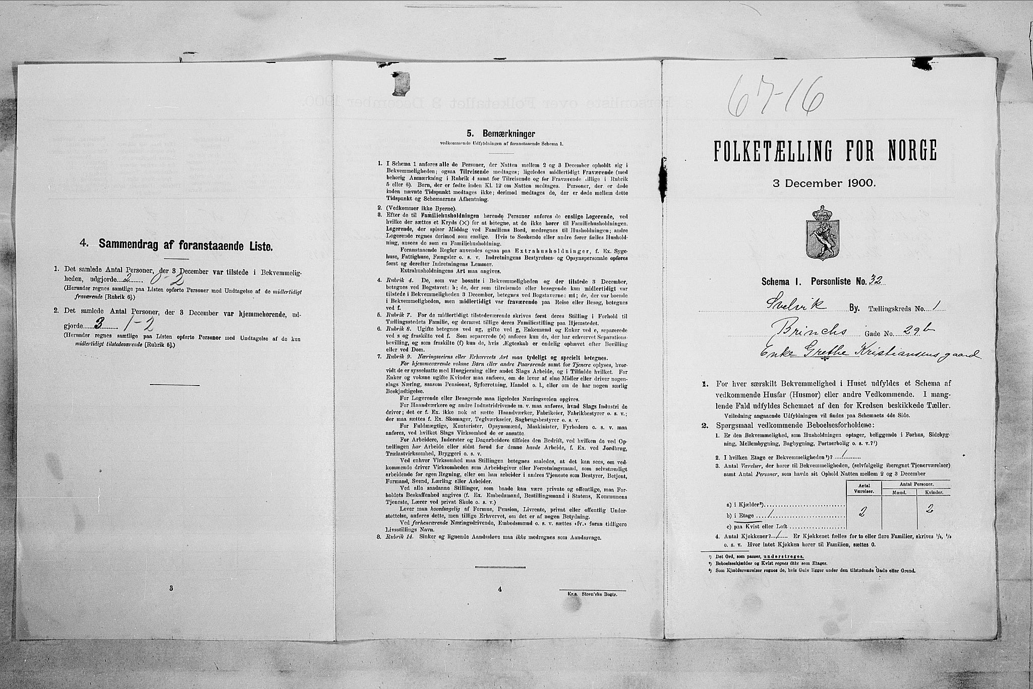 RA, Folketelling 1900 for 0701 Svelvik ladested, 1900, s. 276