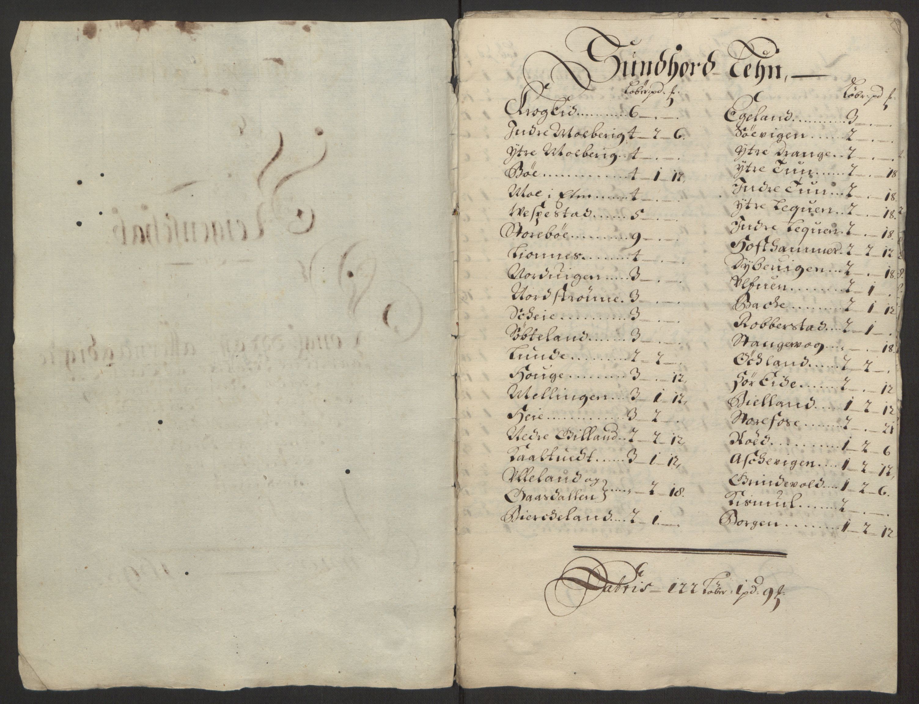 Rentekammeret inntil 1814, Reviderte regnskaper, Fogderegnskap, AV/RA-EA-4092/R50/L3159: Fogderegnskap Lyse kloster, 1691-1709, s. 16