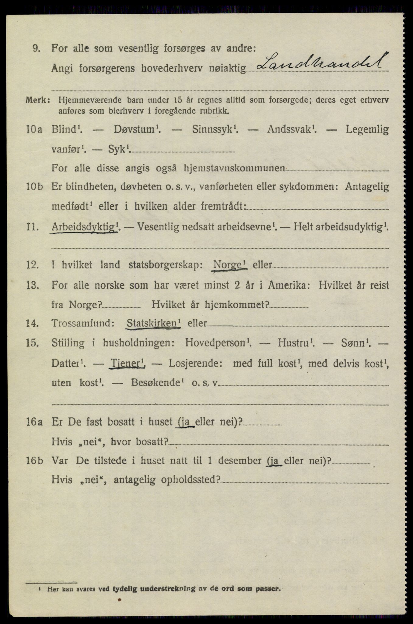 SAKO, Folketelling 1920 for 0823 Heddal herred, 1920, s. 3651