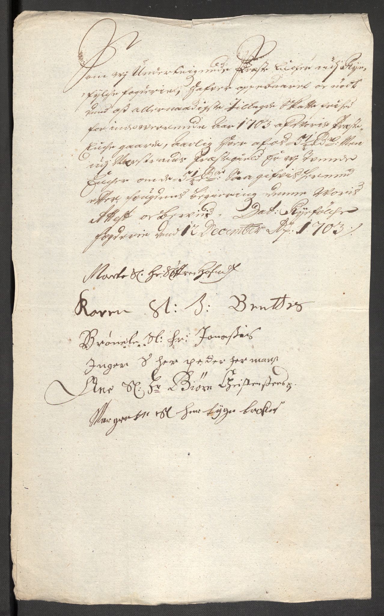 Rentekammeret inntil 1814, Reviderte regnskaper, Fogderegnskap, RA/EA-4092/R47/L2860: Fogderegnskap Ryfylke, 1703-1705, s. 86