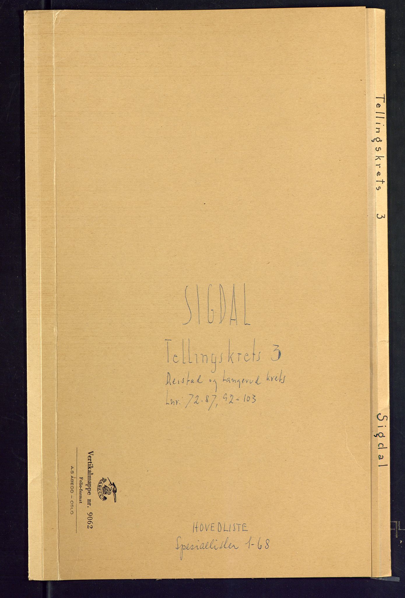 SAKO, Folketelling 1875 for 0621P Sigdal prestegjeld, 1875, s. 13