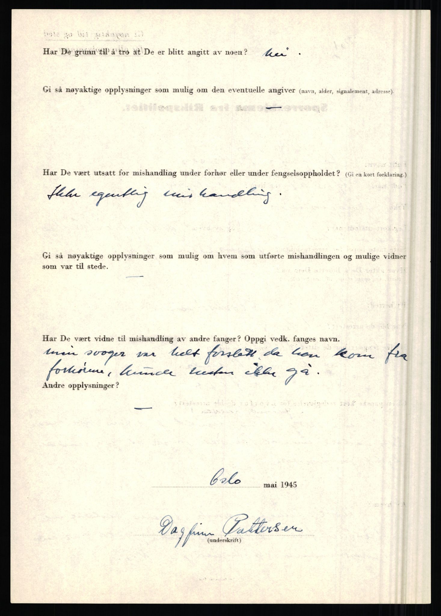 Rikspolitisjefen, AV/RA-S-1560/L/L0014: Pettersen, Aksel - Savosnick, Ernst, 1940-1945, s. 30
