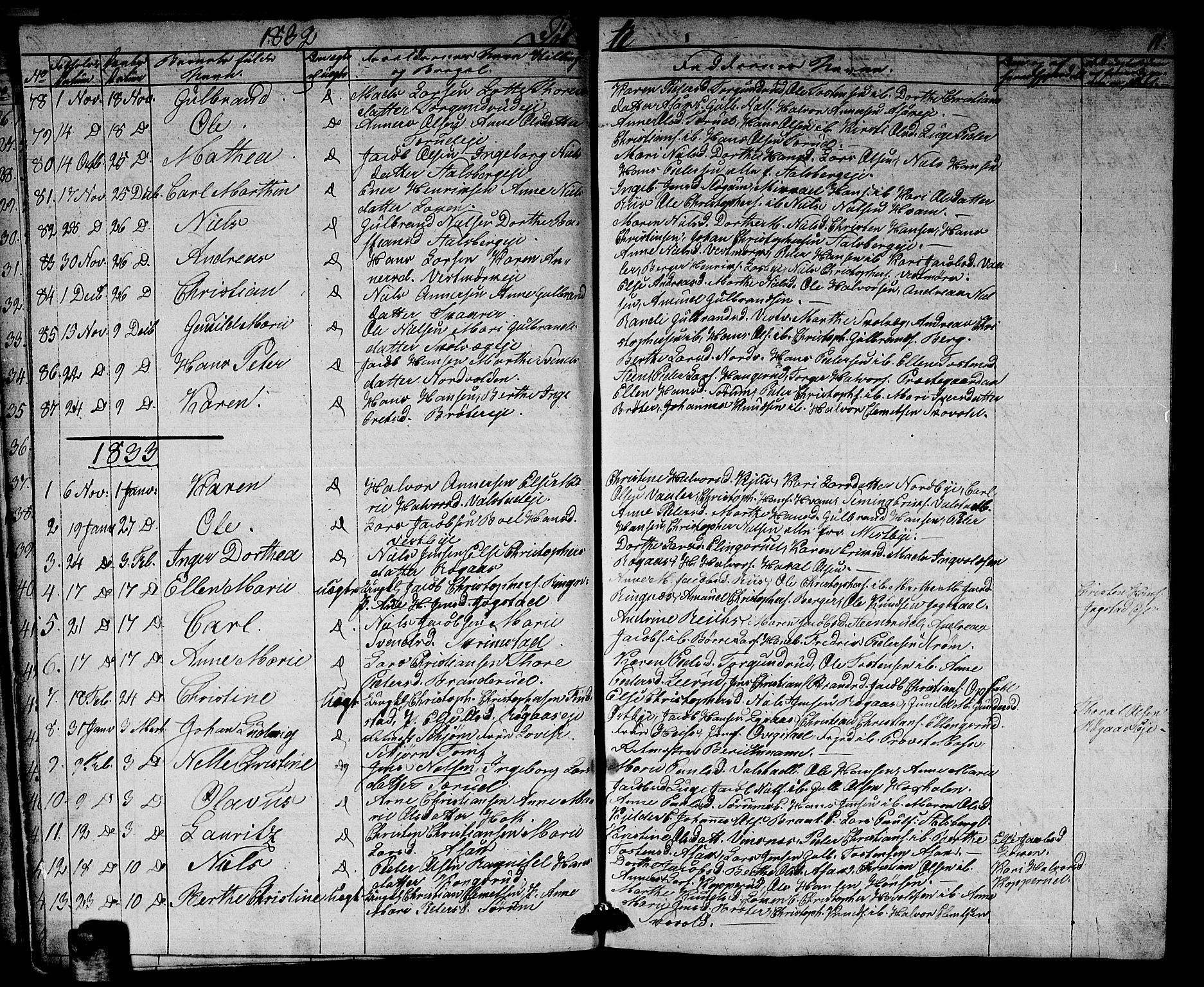 Skedsmo prestekontor Kirkebøker, AV/SAO-A-10033a/G/Ga/L0001: Klokkerbok nr. I 1, 1830-1854, s. 11