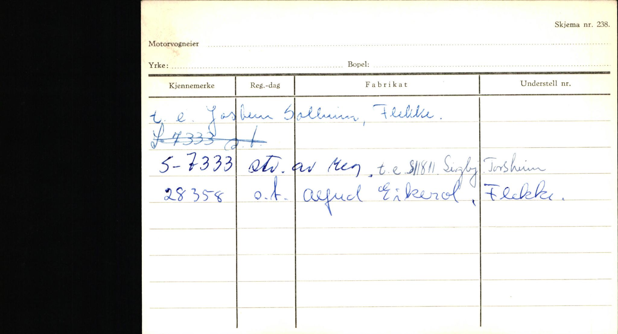 Statens vegvesen, Sogn og Fjordane vegkontor, SAB/A-5301/4/F/L0126: Eigarregister Fjaler M-Å. Leikanger A-Å, 1945-1975, s. 66