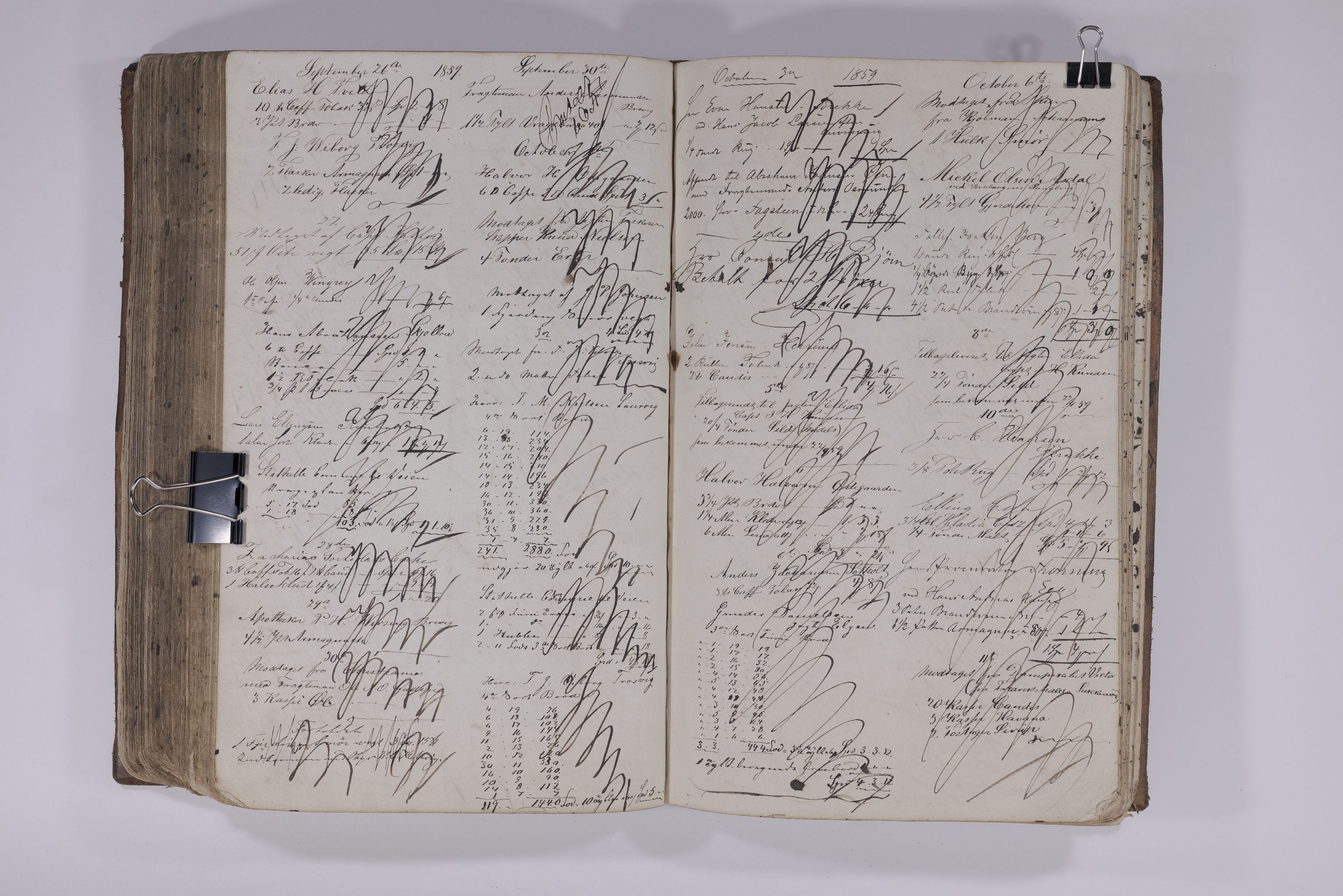 Blehr/ Kjellestad, TEMU/TGM-A-1212/R/Rc/L0006: Journal, 1853-1861, s. 285