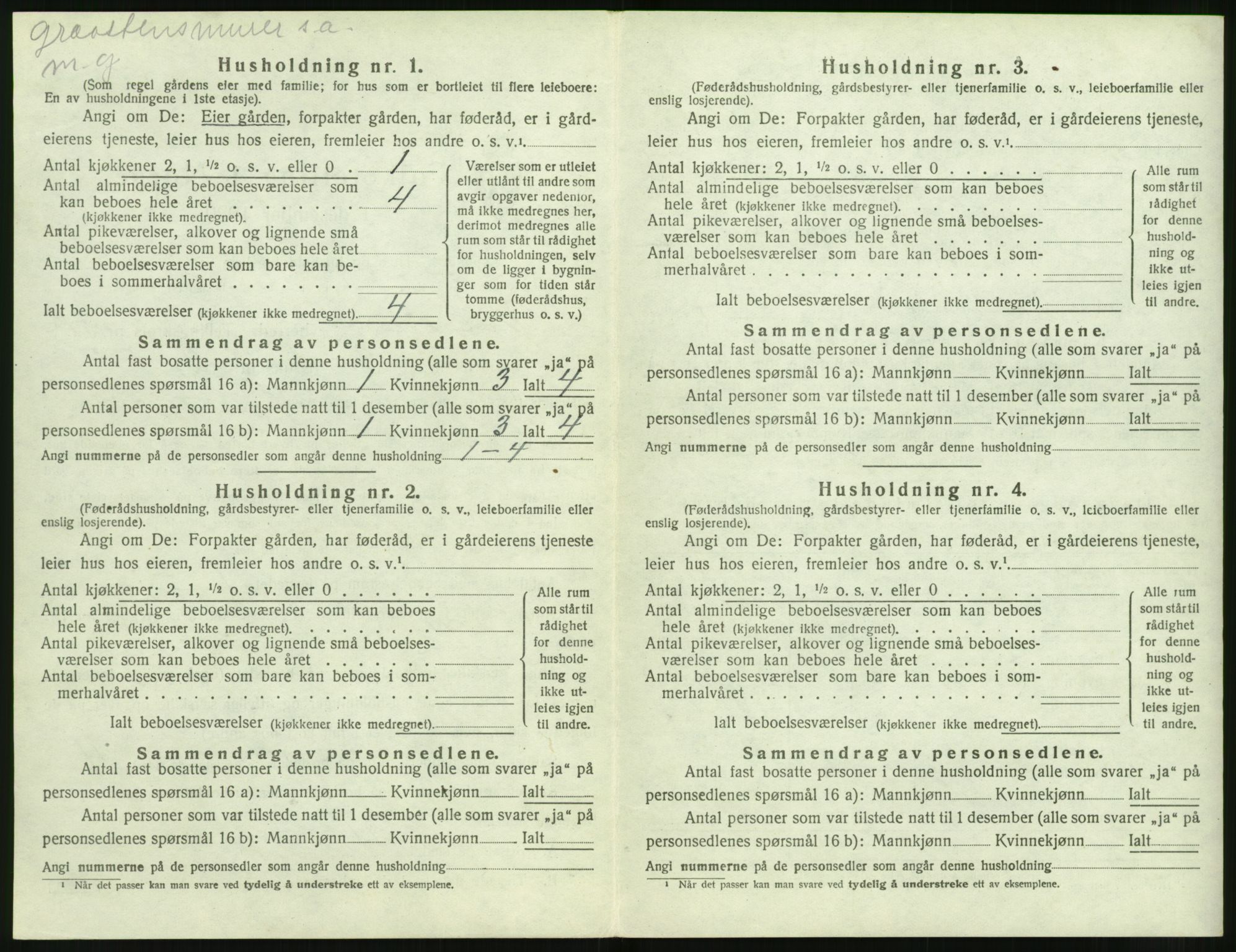 SAT, Folketelling 1920 for 1519 Volda herred, 1920, s. 271