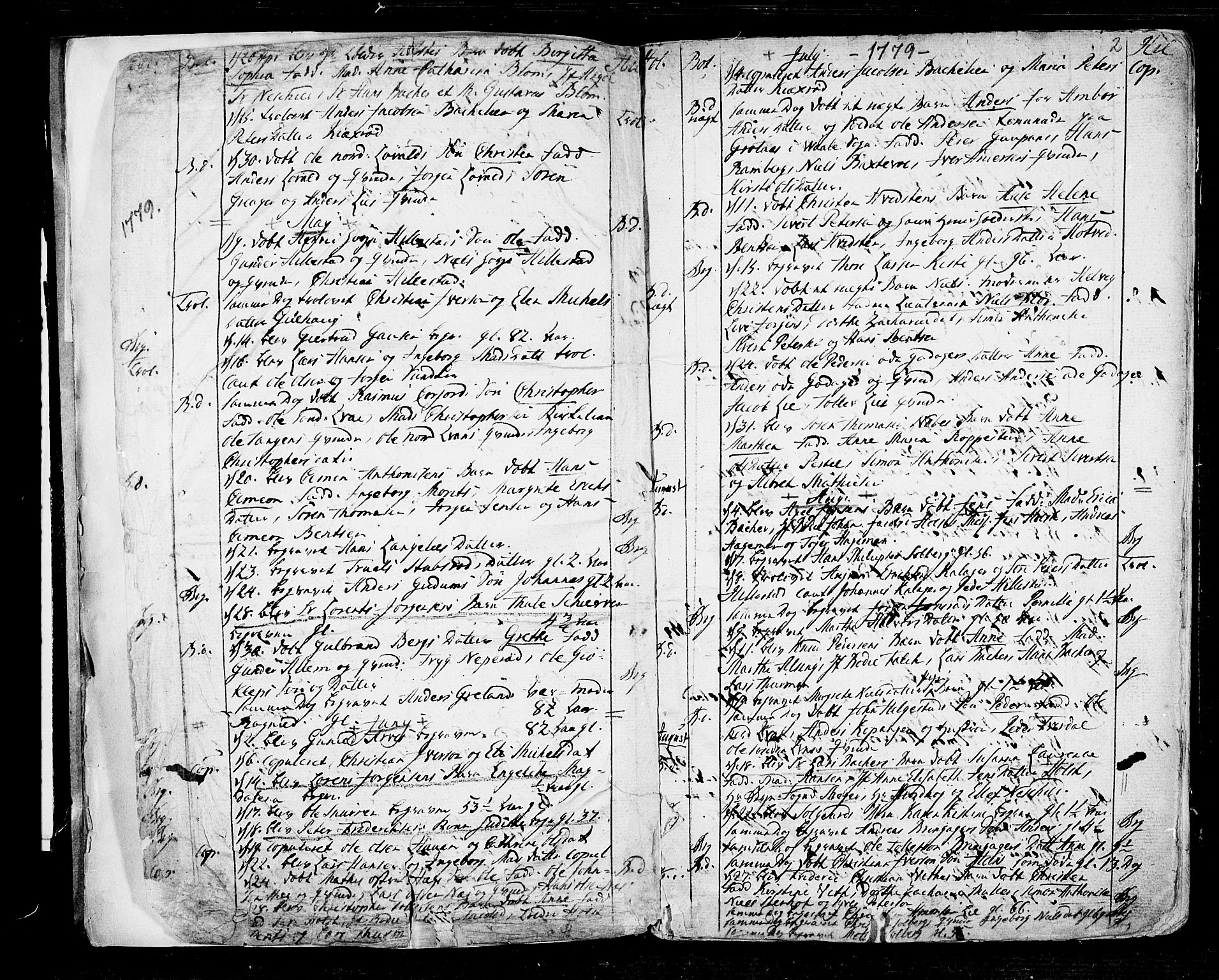 Botne kirkebøker, SAKO/A-340/F/Fa/L0002: Ministerialbok nr. I 2, 1779-1791, s. 2