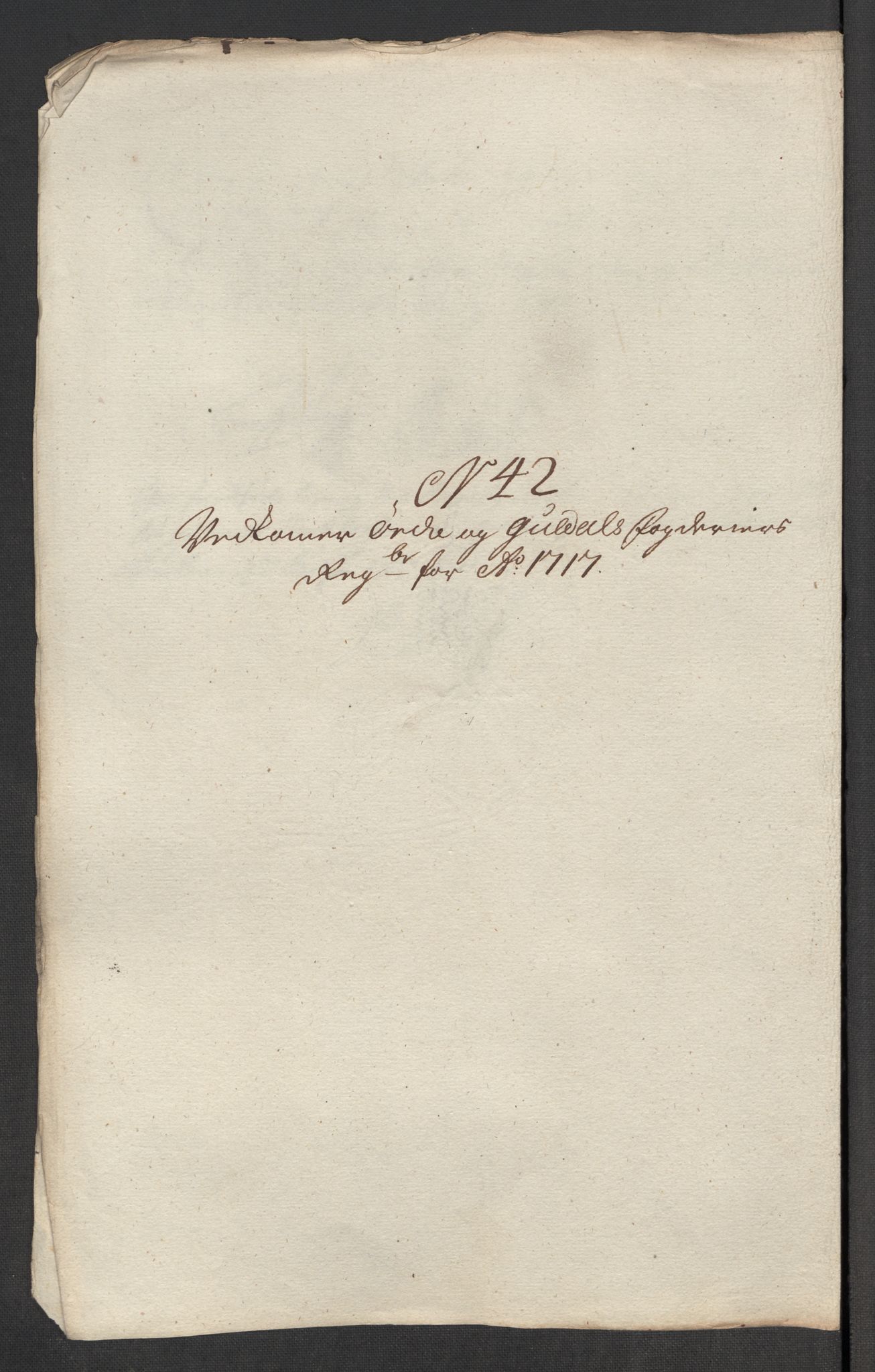 Rentekammeret inntil 1814, Reviderte regnskaper, Fogderegnskap, RA/EA-4092/R60/L3969: Fogderegnskap Orkdal og Gauldal, 1717, s. 390