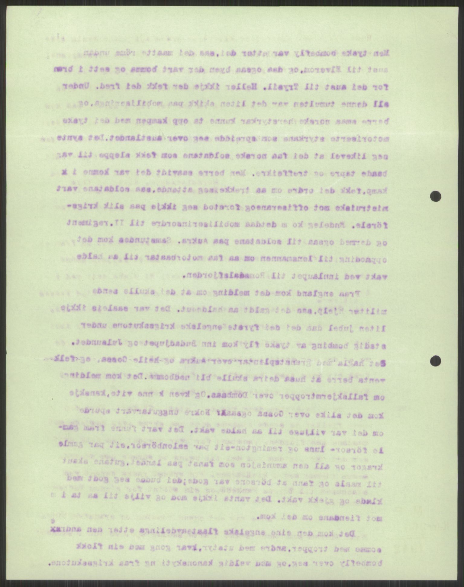 Forsvaret, Forsvarets krigshistoriske avdeling, AV/RA-RAFA-2017/Y/Ya/L0015: II-C-11-31 - Fylkesmenn.  Rapporter om krigsbegivenhetene 1940., 1940, s. 736