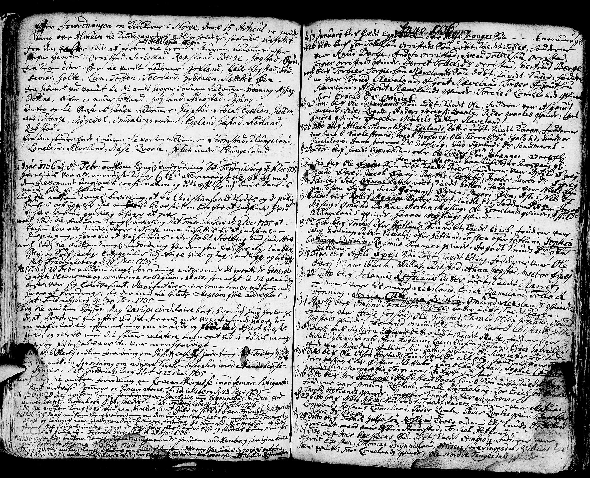 Helleland sokneprestkontor, SAST/A-101810: Ministerialbok nr. A 1 /1, 1713-1761, s. 59