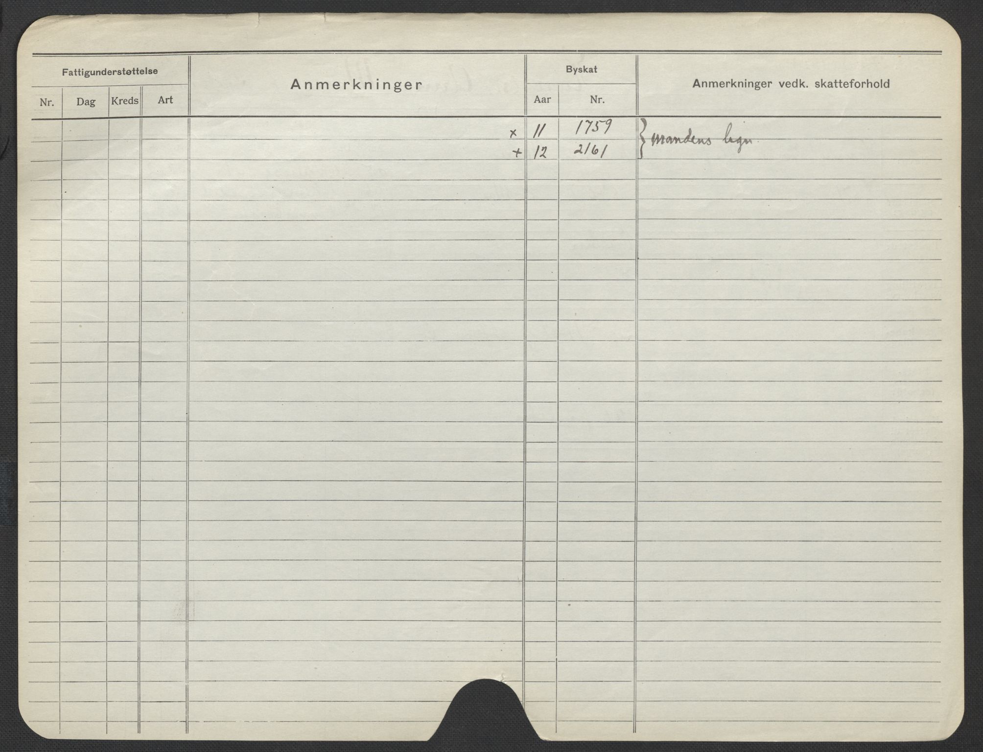 Oslo folkeregister, Registerkort, SAO/A-11715/F/Fa/Fac/L0016: Kvinner, 1906-1914, s. 53a