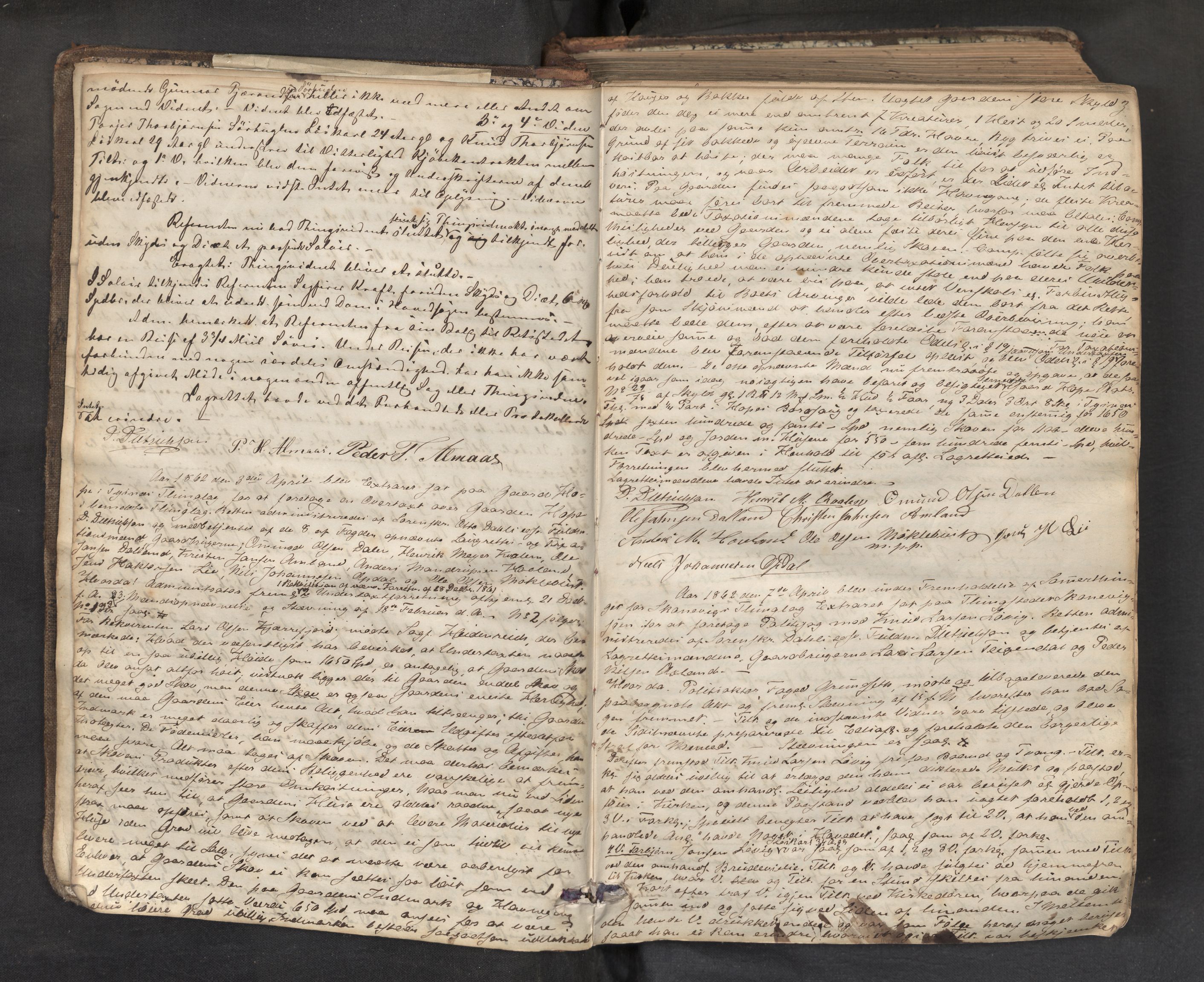 Sunnhordland sorenskrivar, AV/SAB-A-2401/1/F/Fb/Fba/L0006: Ekstrarettsprotokoll, 1862-1870