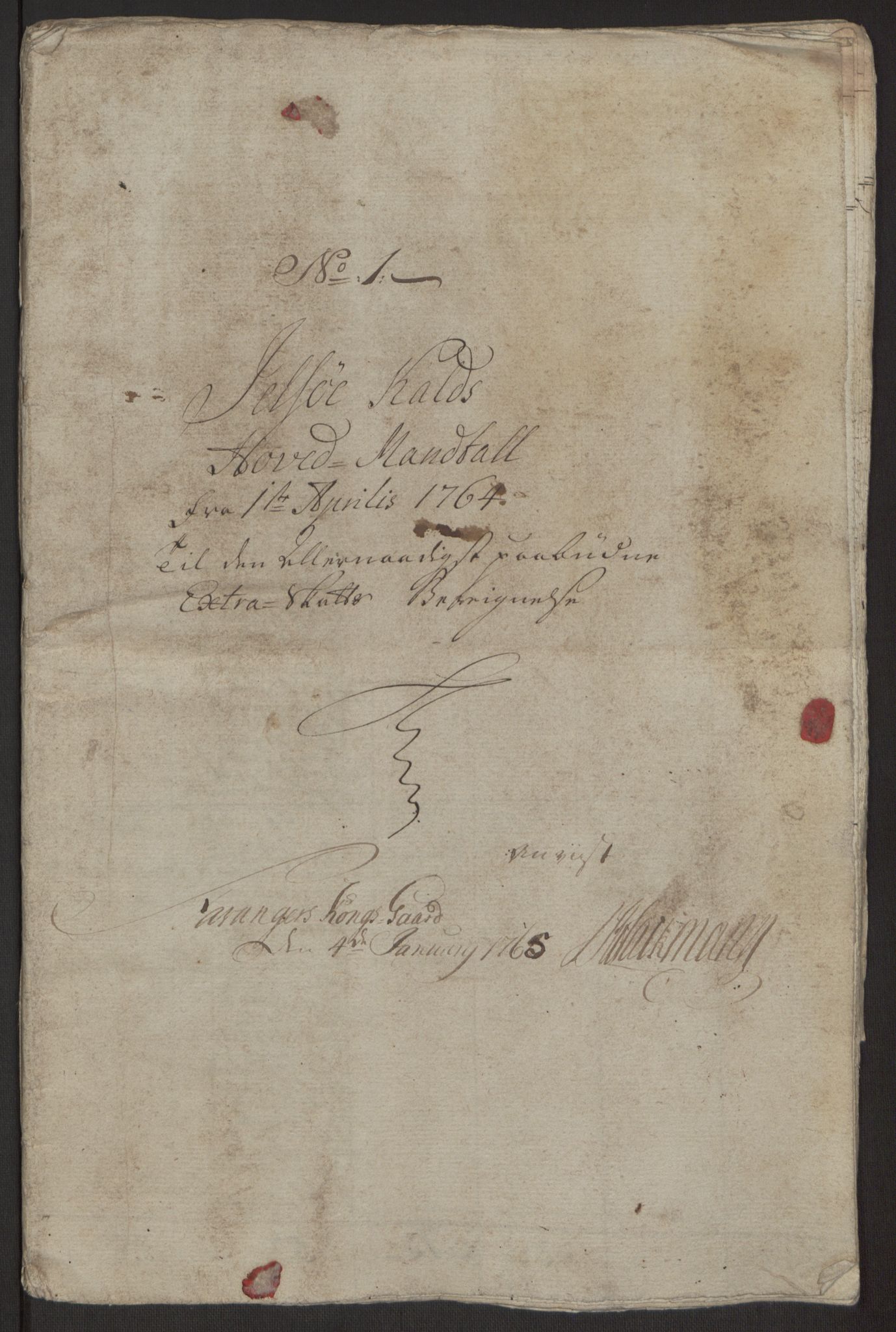 Rentekammeret inntil 1814, Realistisk ordnet avdeling, AV/RA-EA-4070/Ol/L0016a: [Gg 10]: Ekstraskatten, 23.09.1762. Ryfylke, 1762-1768, s. 15