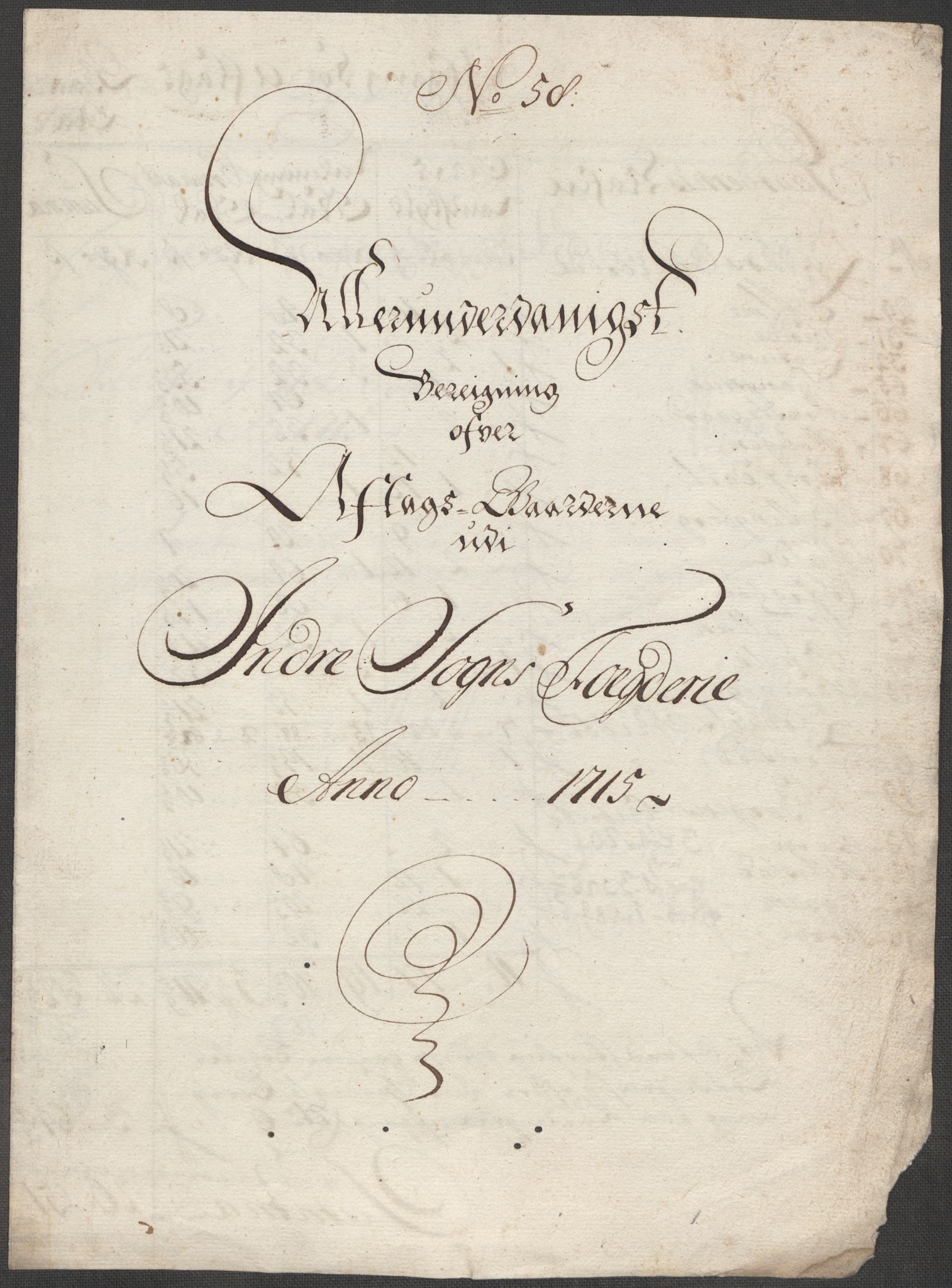 Rentekammeret inntil 1814, Reviderte regnskaper, Fogderegnskap, RA/EA-4092/R52/L3320: Fogderegnskap Sogn, 1715-1716, s. 352