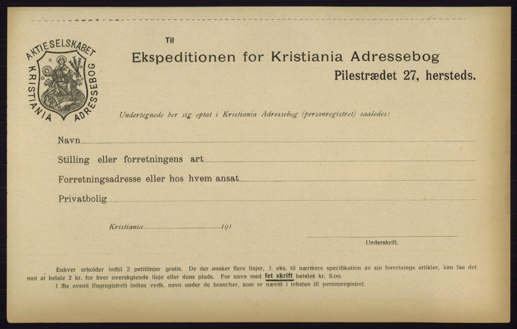 Kristiania/Oslo adressebok, PUBL/-, 1916, s. 1811