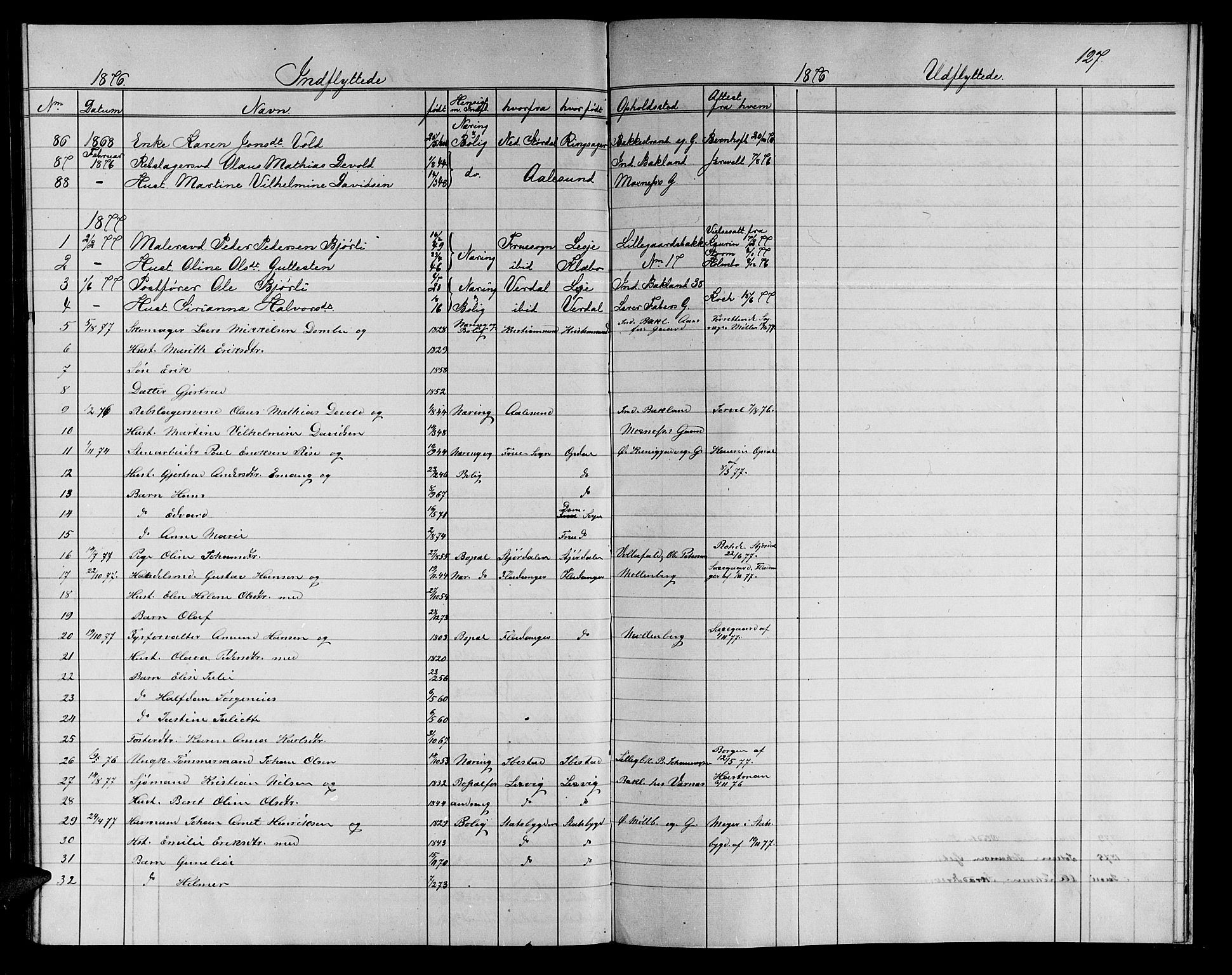 Ministerialprotokoller, klokkerbøker og fødselsregistre - Sør-Trøndelag, AV/SAT-A-1456/604/L0221: Klokkerbok nr. 604C04, 1870-1885, s. 127